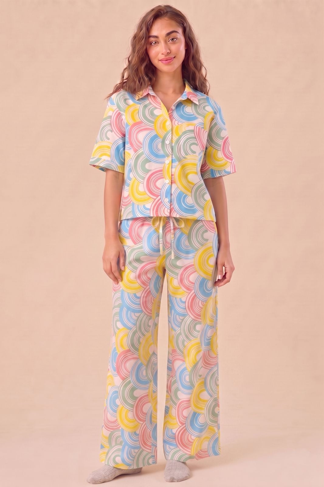 The Summer Sorbet Collection Night Suits for Women ( Pant and Shirt )