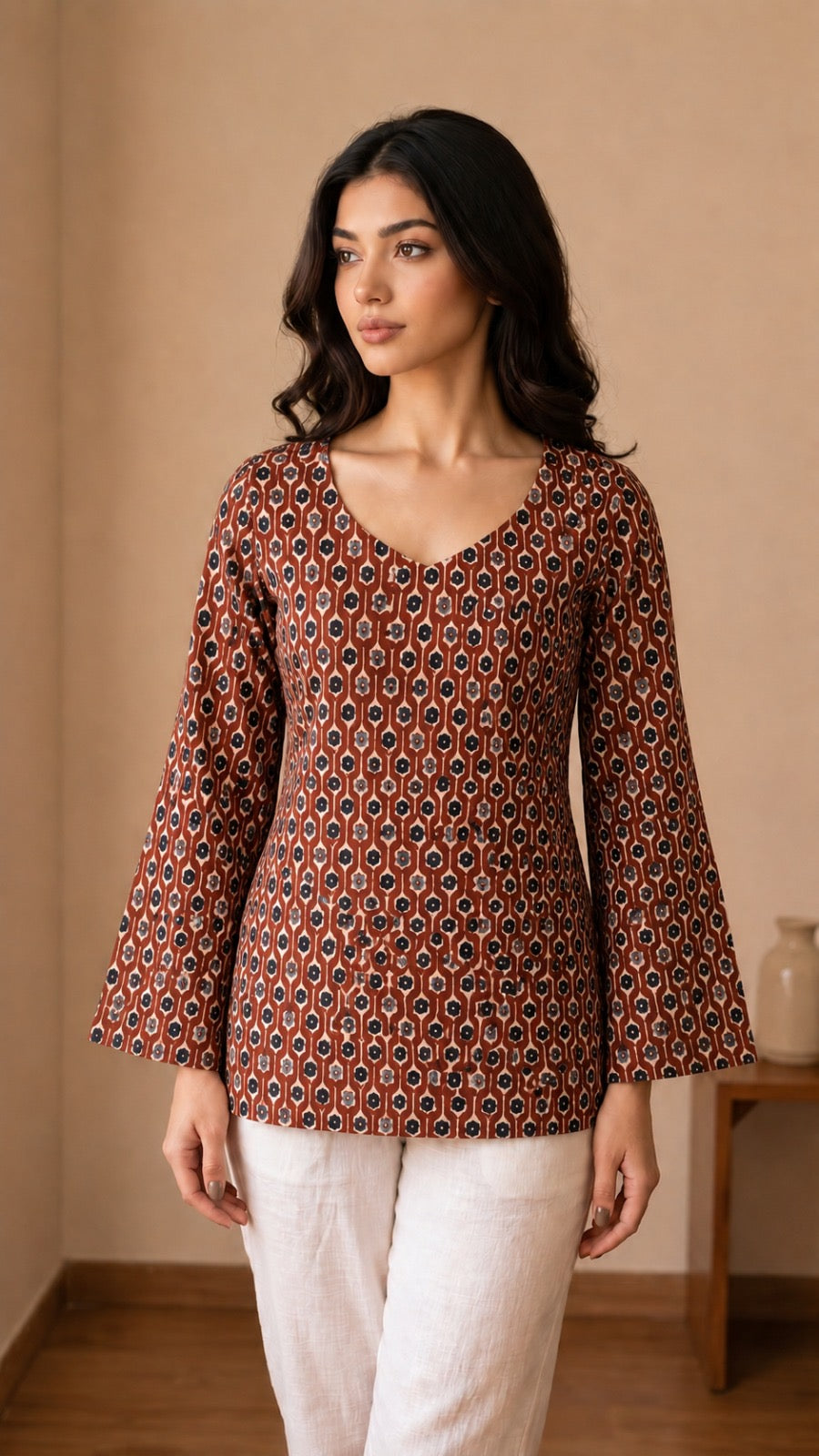 SYAHI jaipuri kurti collection for women available in 8 prints
