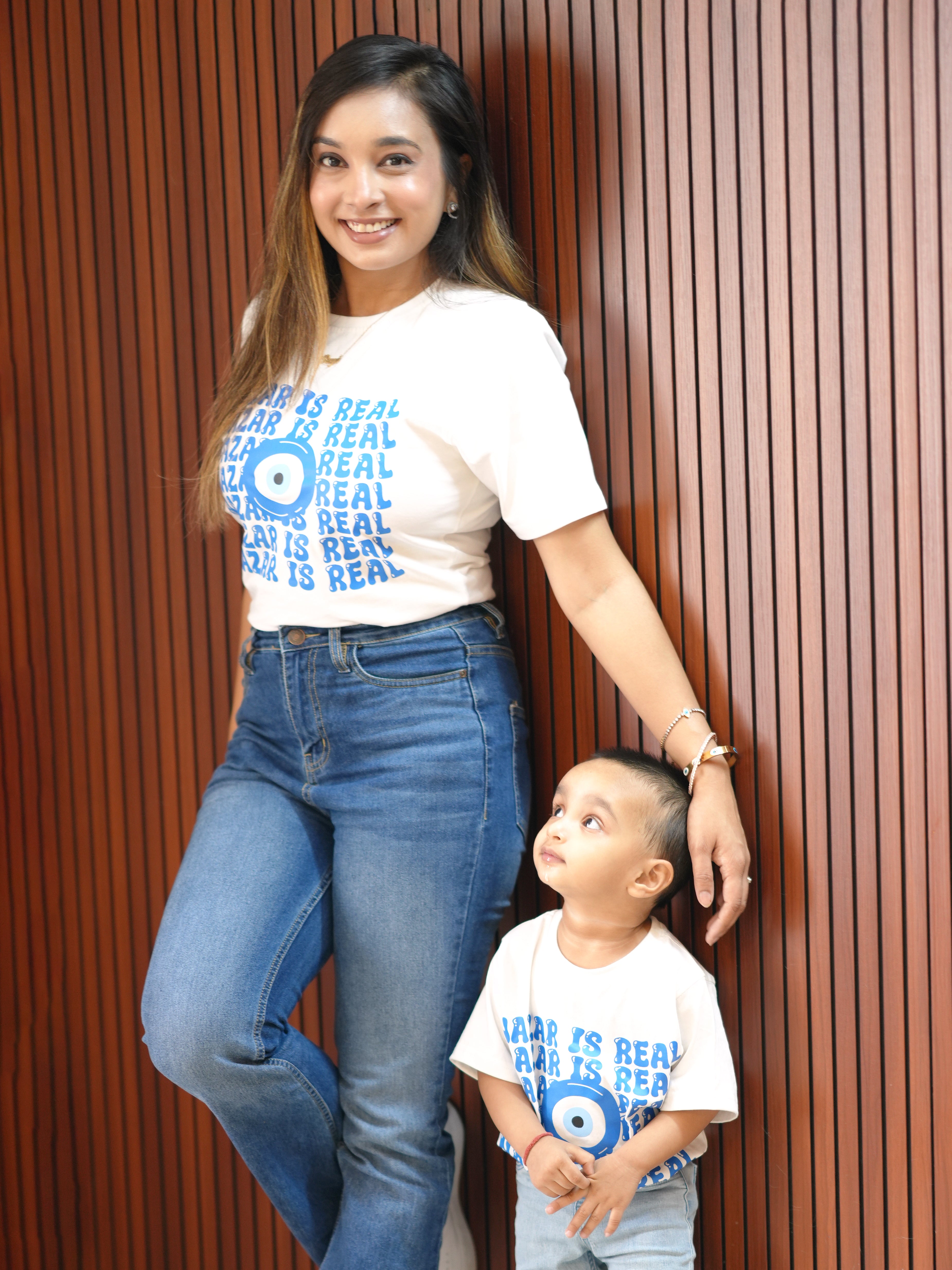Greek Eye Family Twinning T-Shirt – "Nazar is Real