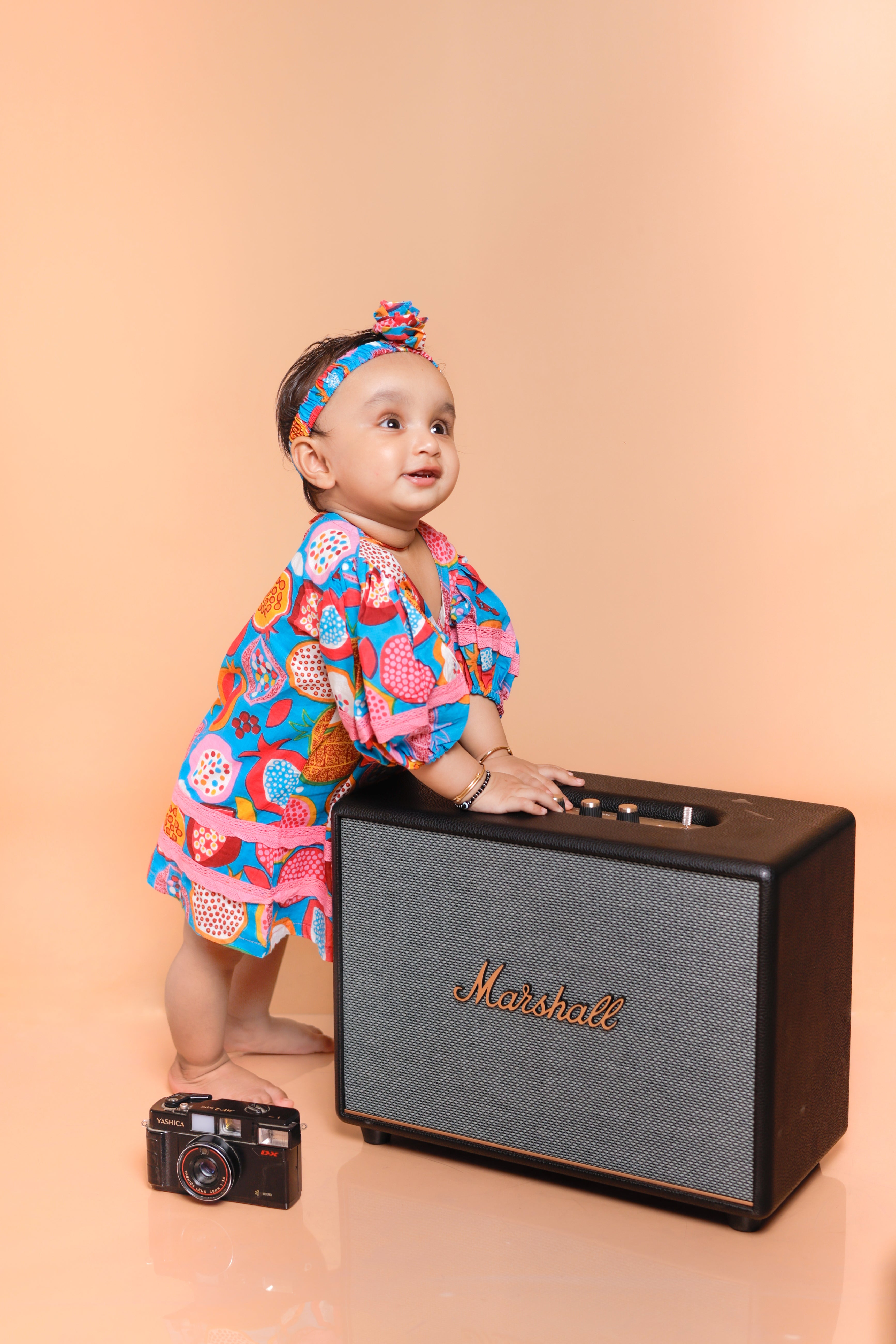 Dragon Fruit Print Design Sets Baby Girl Dress