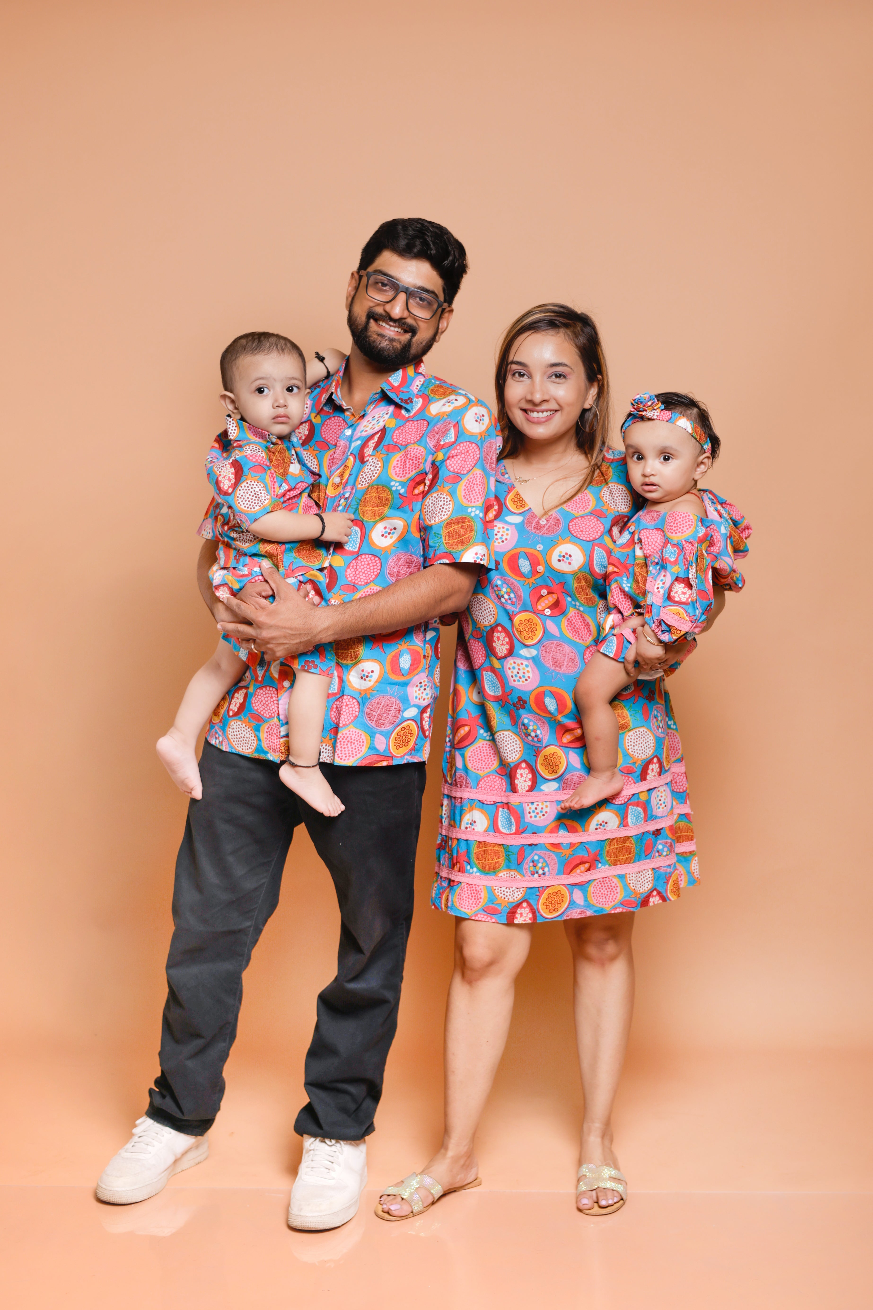 Dragon Fruit Print Design Sets Family-Twinning-Sets