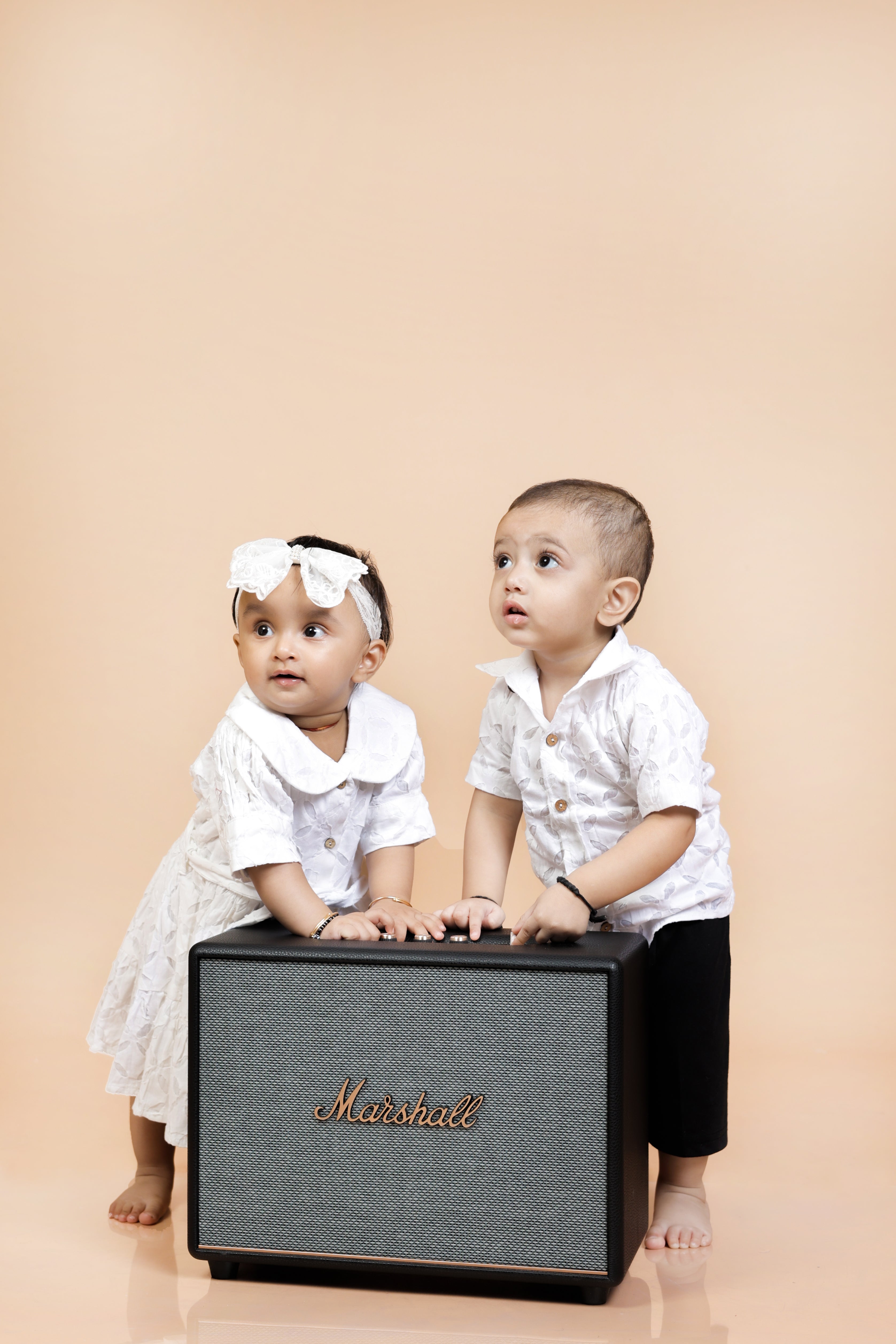 White Aplic Outfit Family-Twinning-Sets