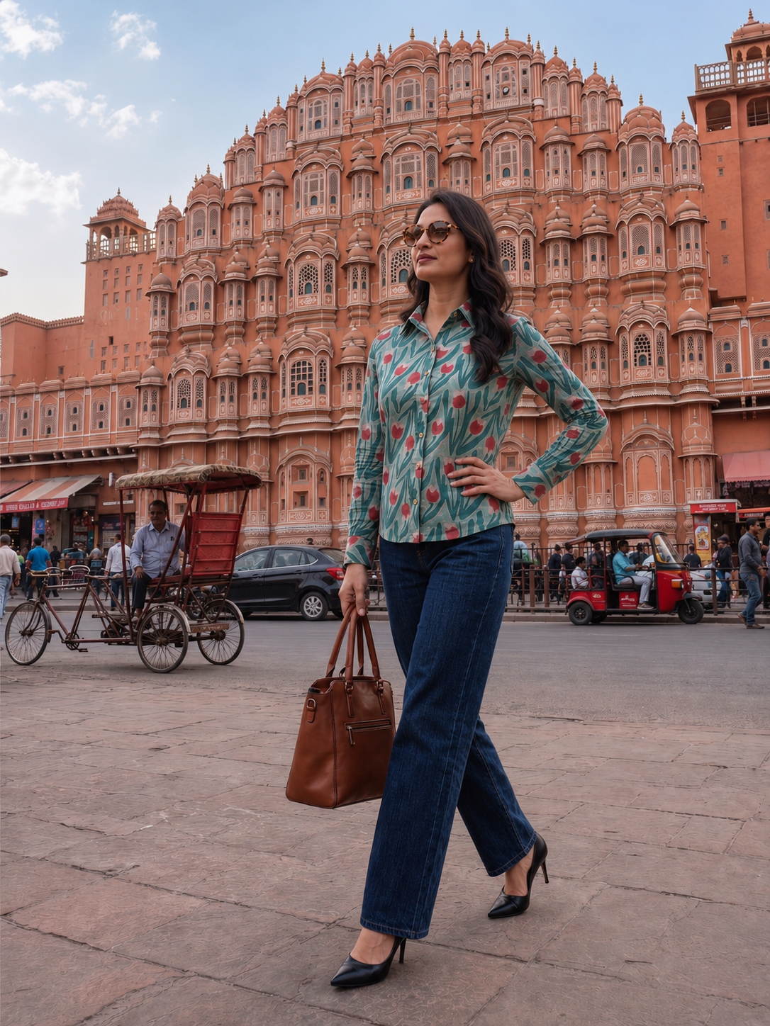 The "Gul-Mohar" Collection: 100% Pure Cotton Jaipuri Block Print Shirts