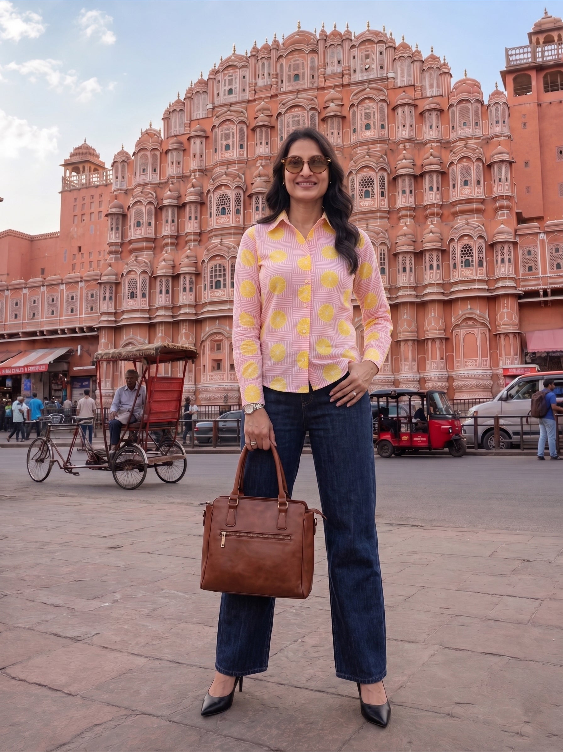 The "Gul-Mohar" Collection: 100% Pure Cotton Jaipuri Block Print Shirts