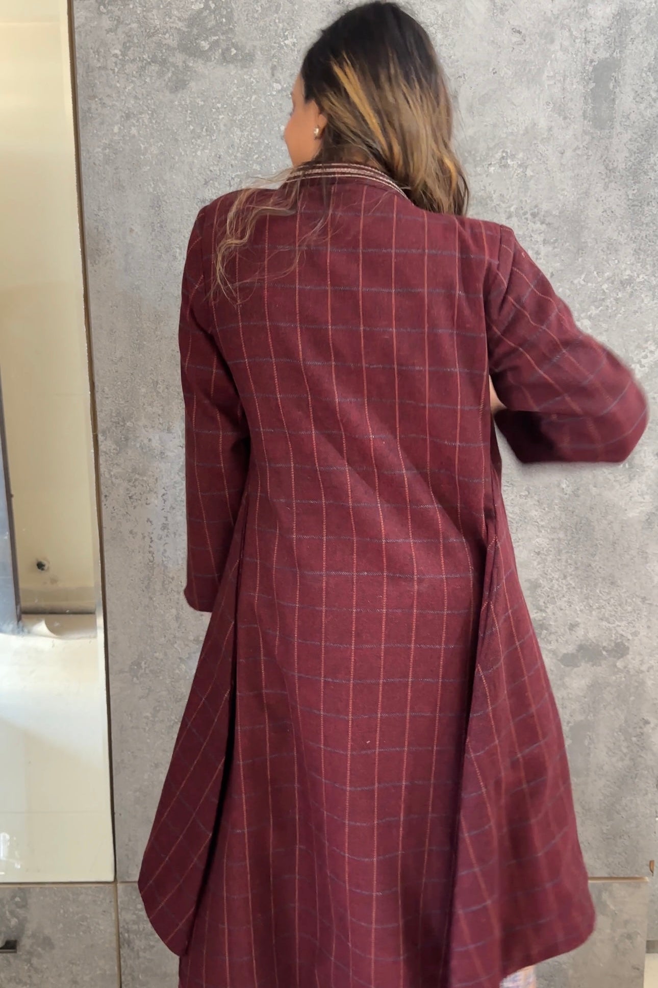 Women Bandhej Print Kaftan (Blazer and Pant Set)