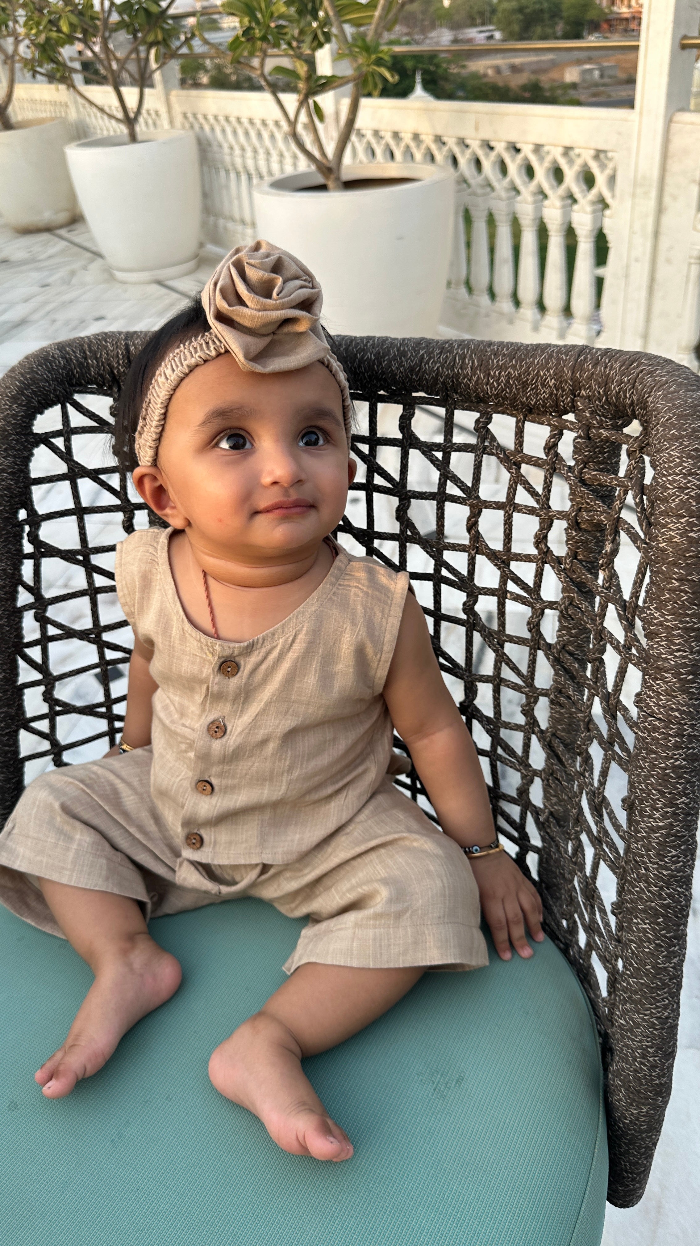 Beige Co-Ord Set Family-Twinning-Sets