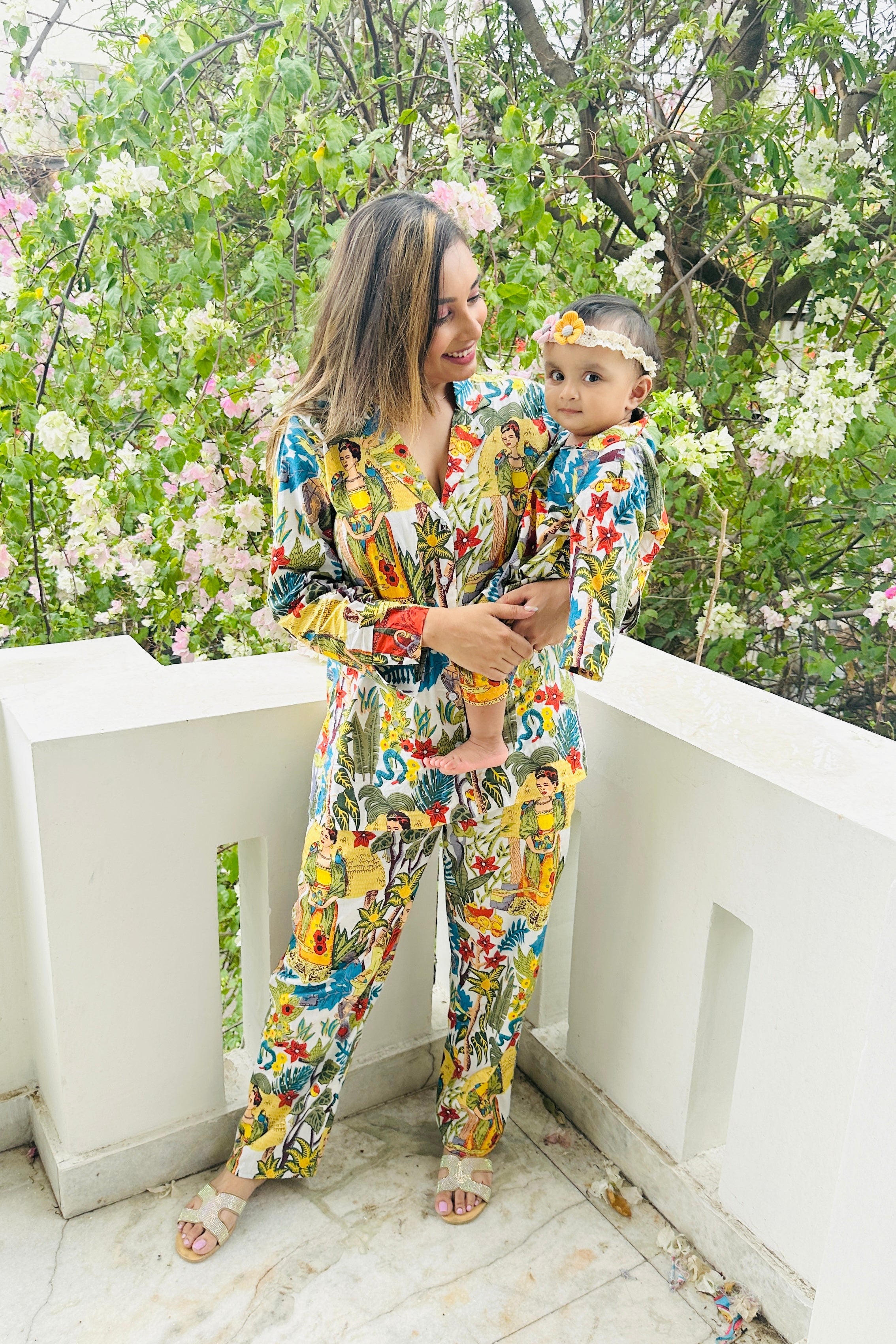 Alexander Frida Garden Print Women (Shirt and Pant)