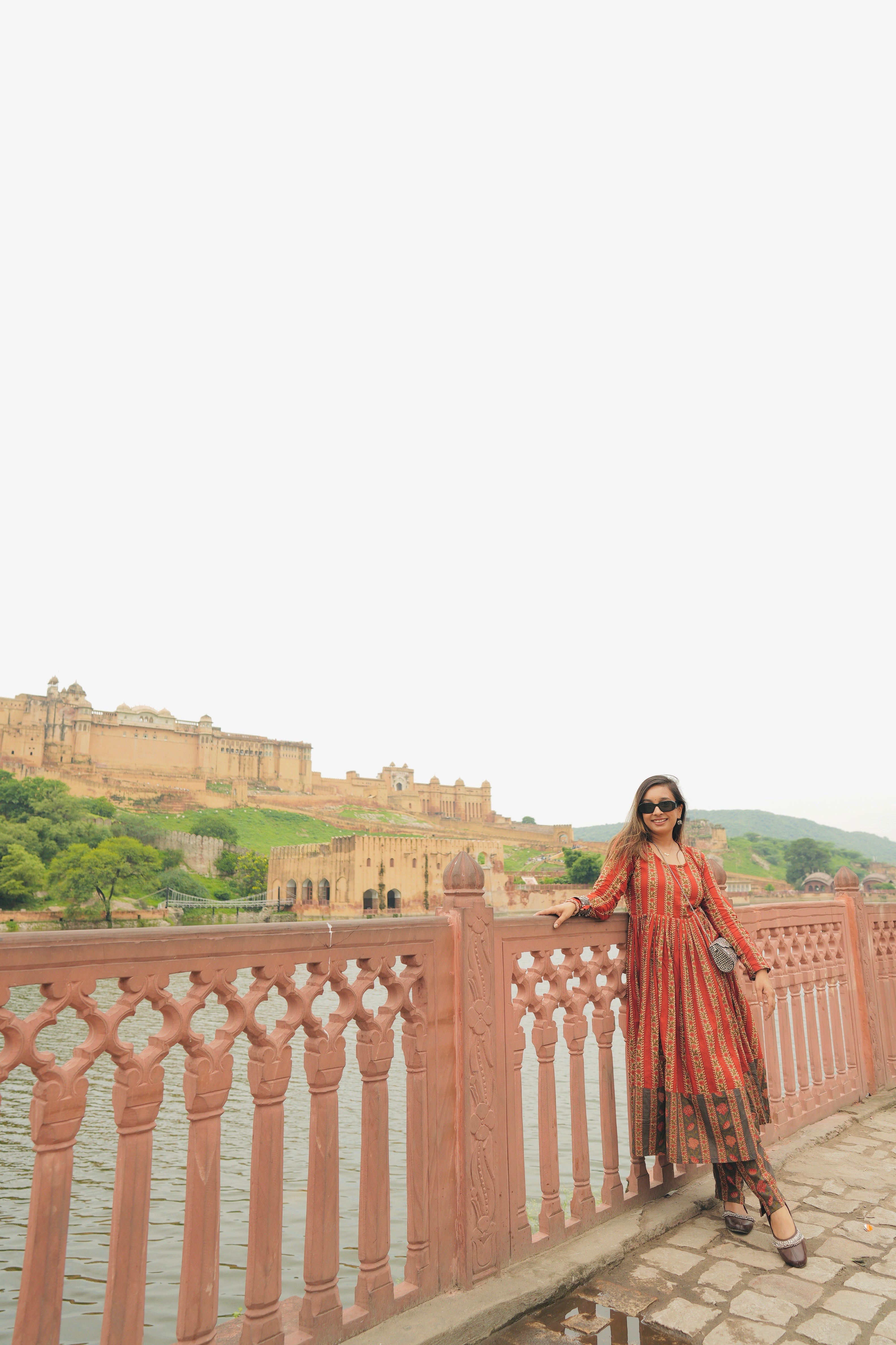 Red and Green Ethnic twinning sets for family