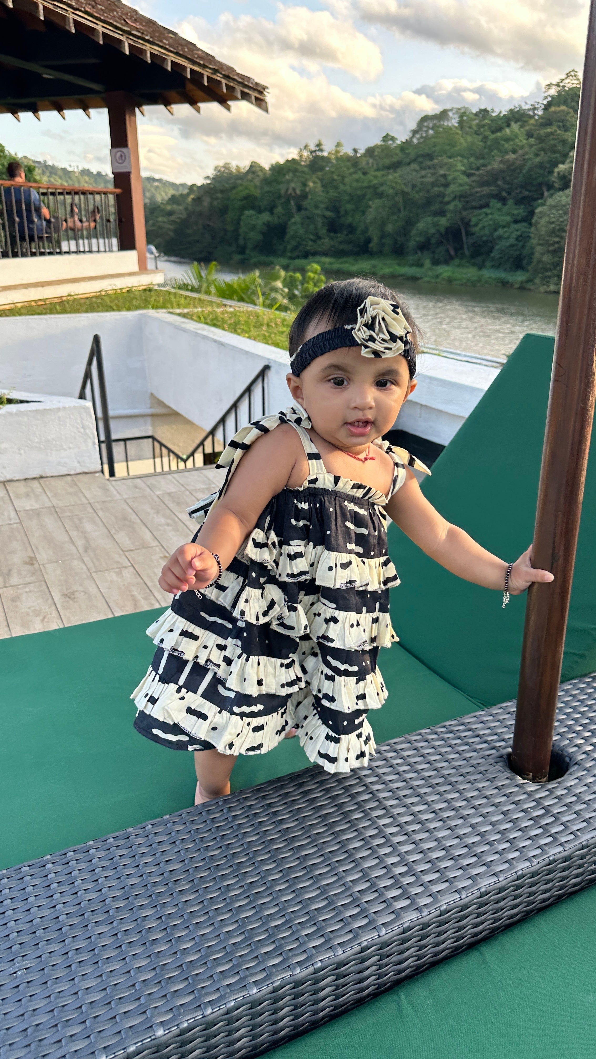 Blue And Cream Family-Twinning-Sets