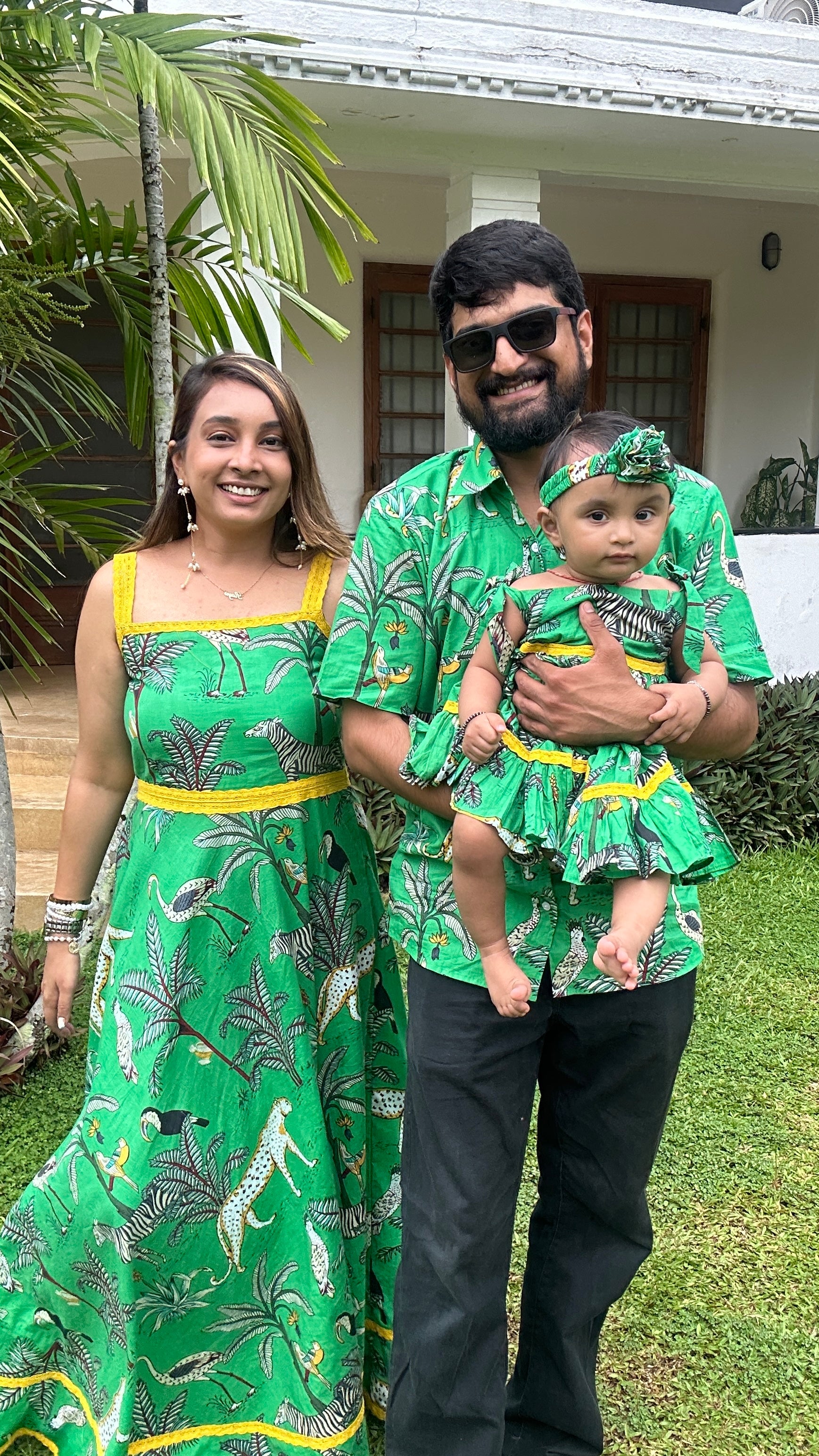 Green Jungle Tiger Family-Twinning-Sets