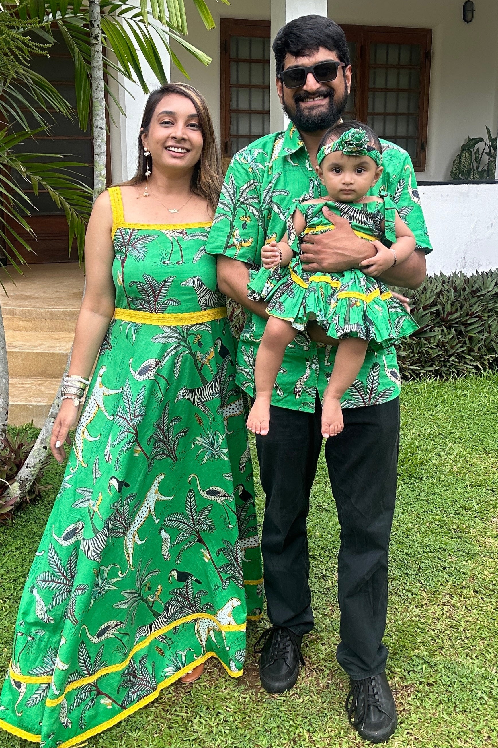 Green Jungle Tiger Family-Twinning-Sets