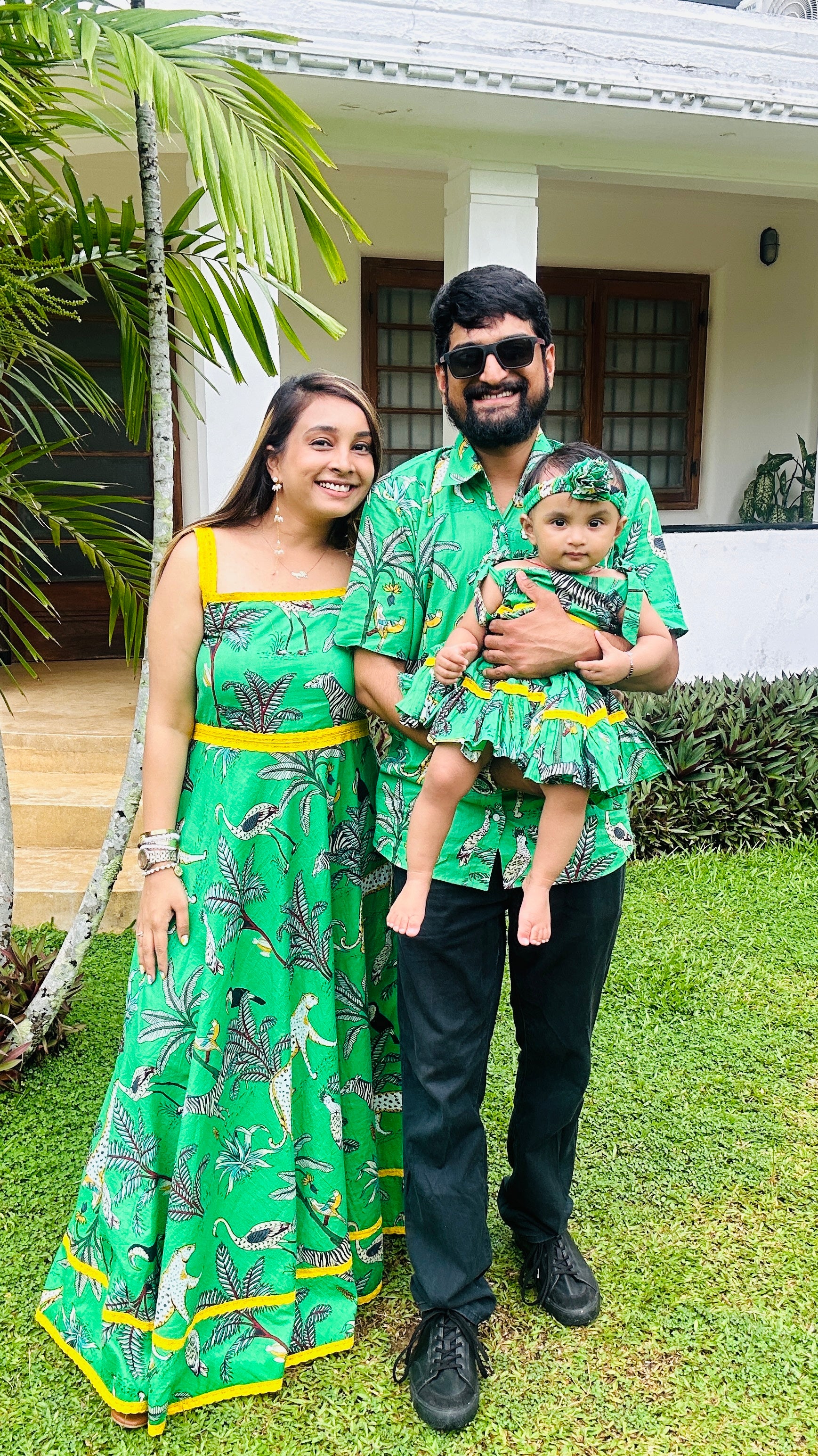 Green Jungle Tiger Family-Twinning-Sets