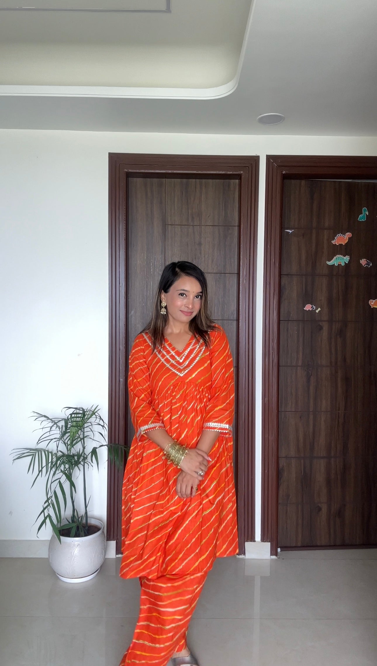 Teej and Rakhi Special Cotton Leheriya Suits available in 5 colors