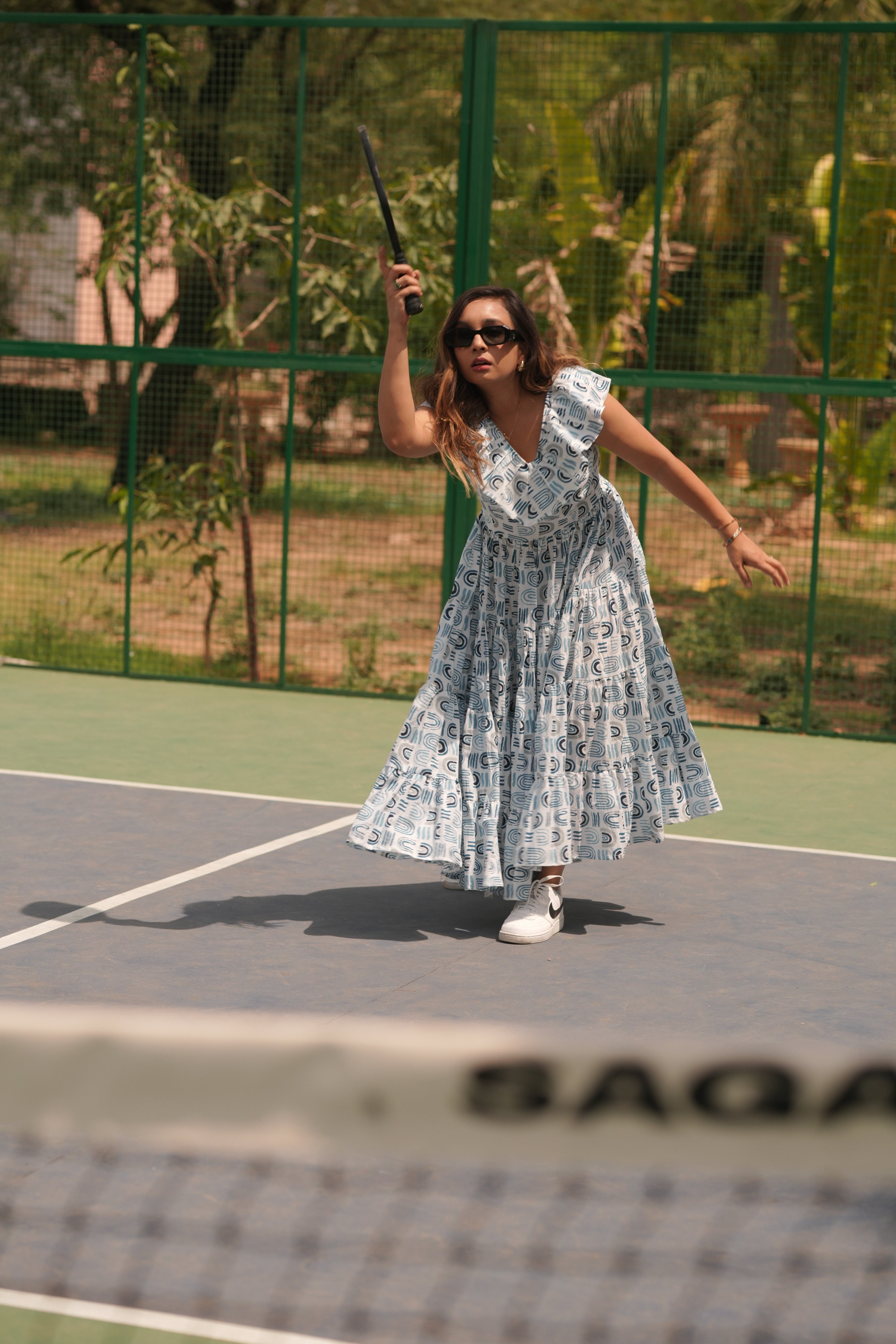 Indigo 100% cotton twinning sets for family | Summer cotton dresses