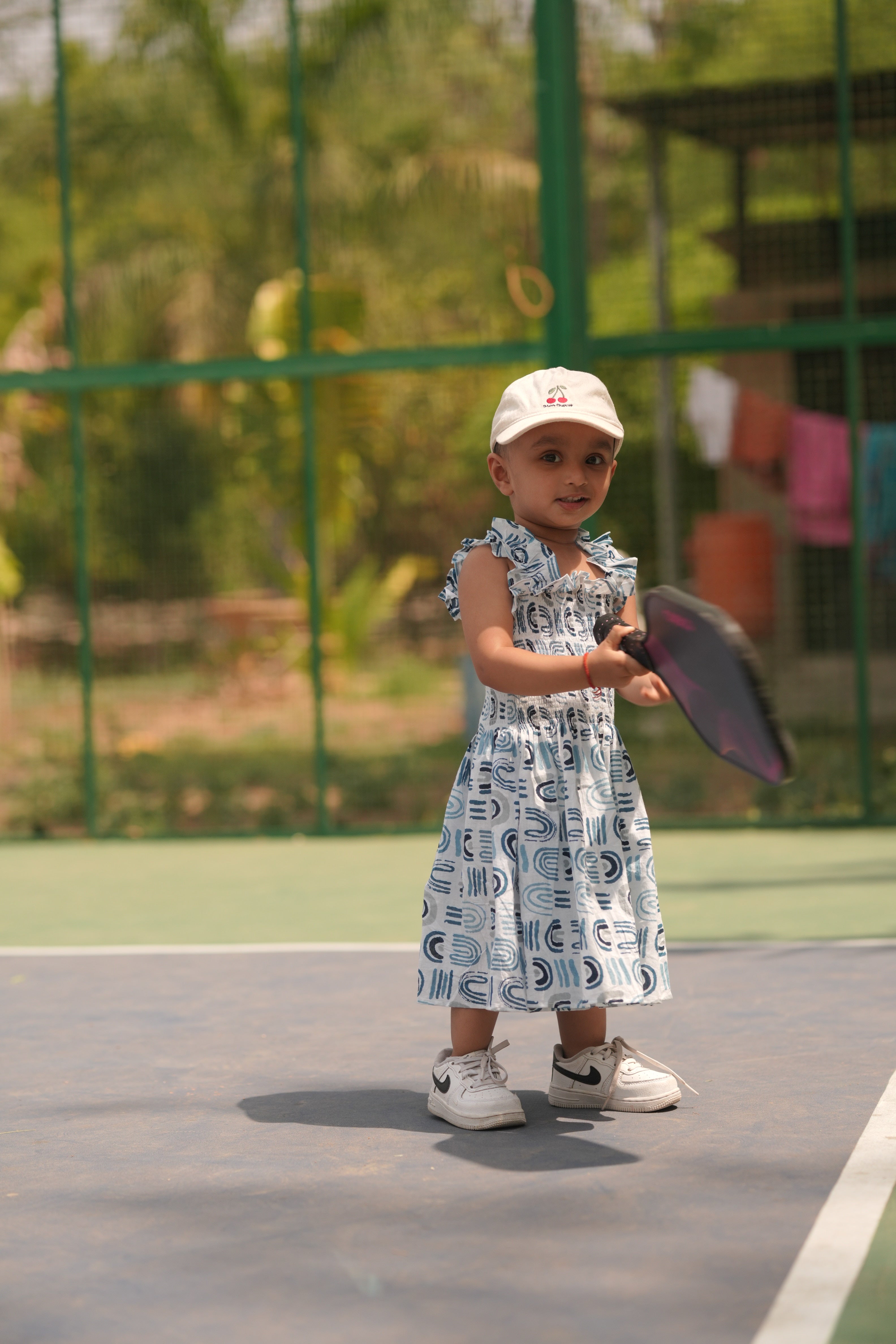 Indigo 100% cotton twinning sets for family | Summer cotton dresses