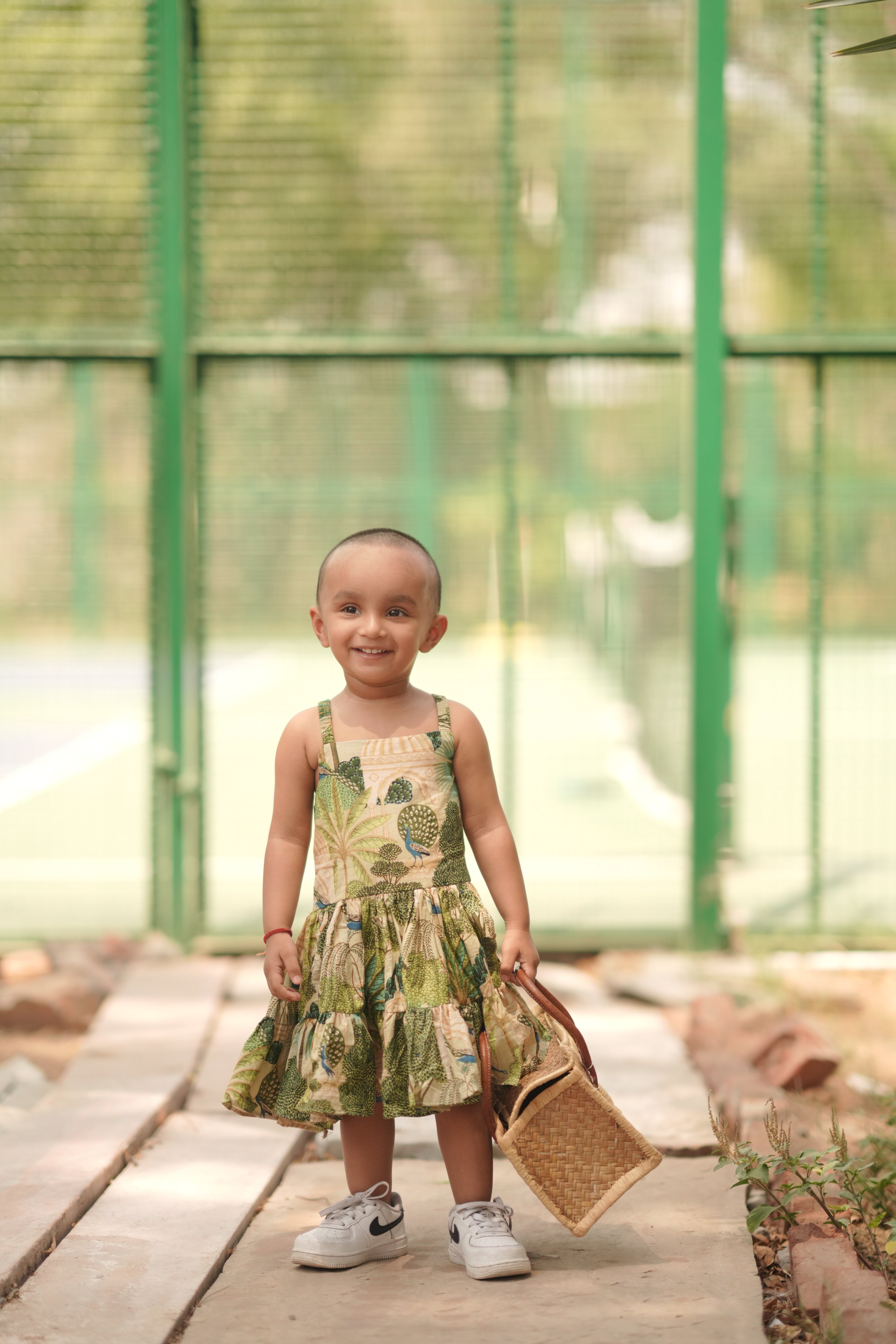 Heritage Peacock Print 100% Cotton Summer Twinning Sets for Family