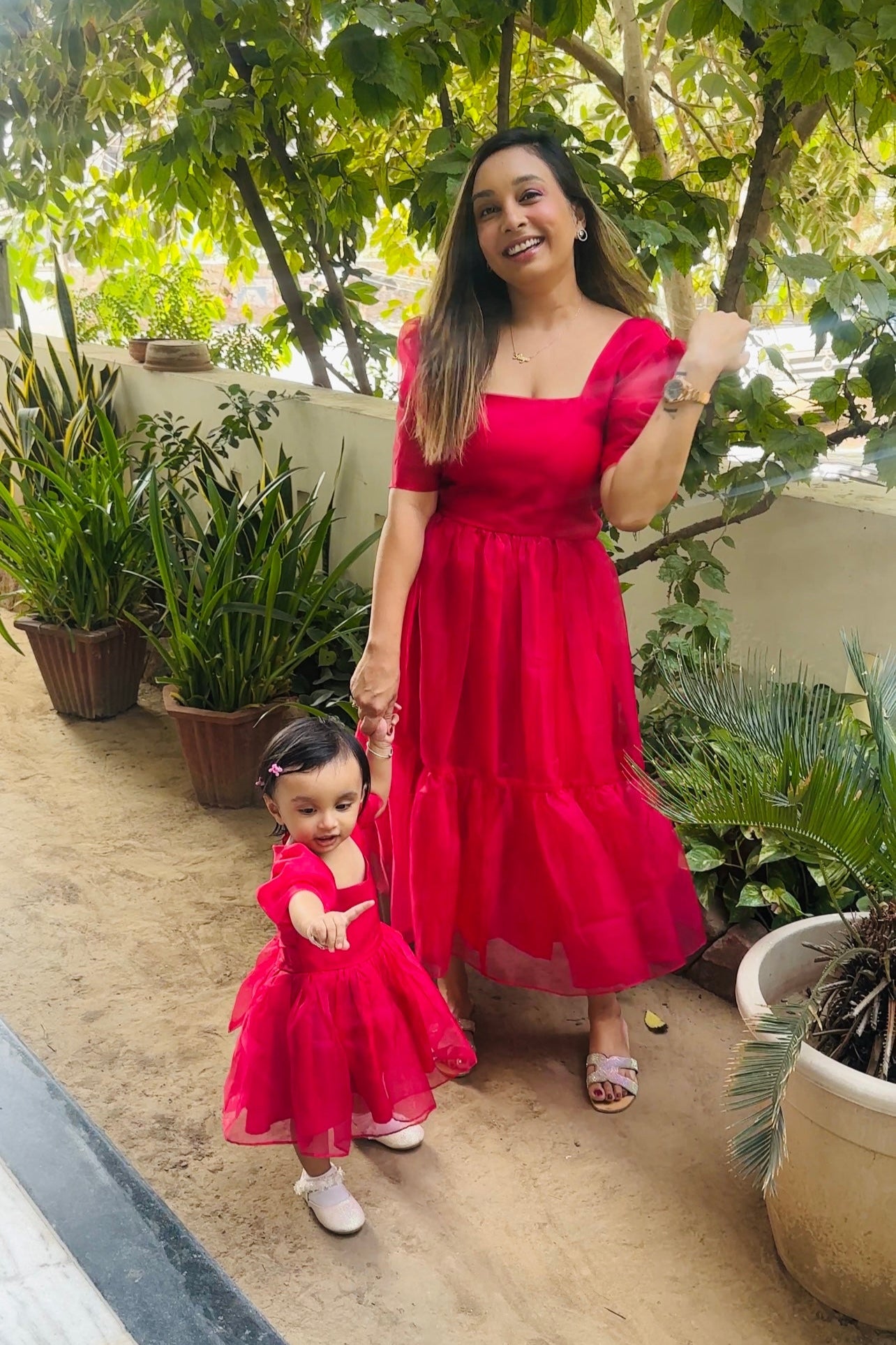 Orgenza Maroon Dress Women Dress