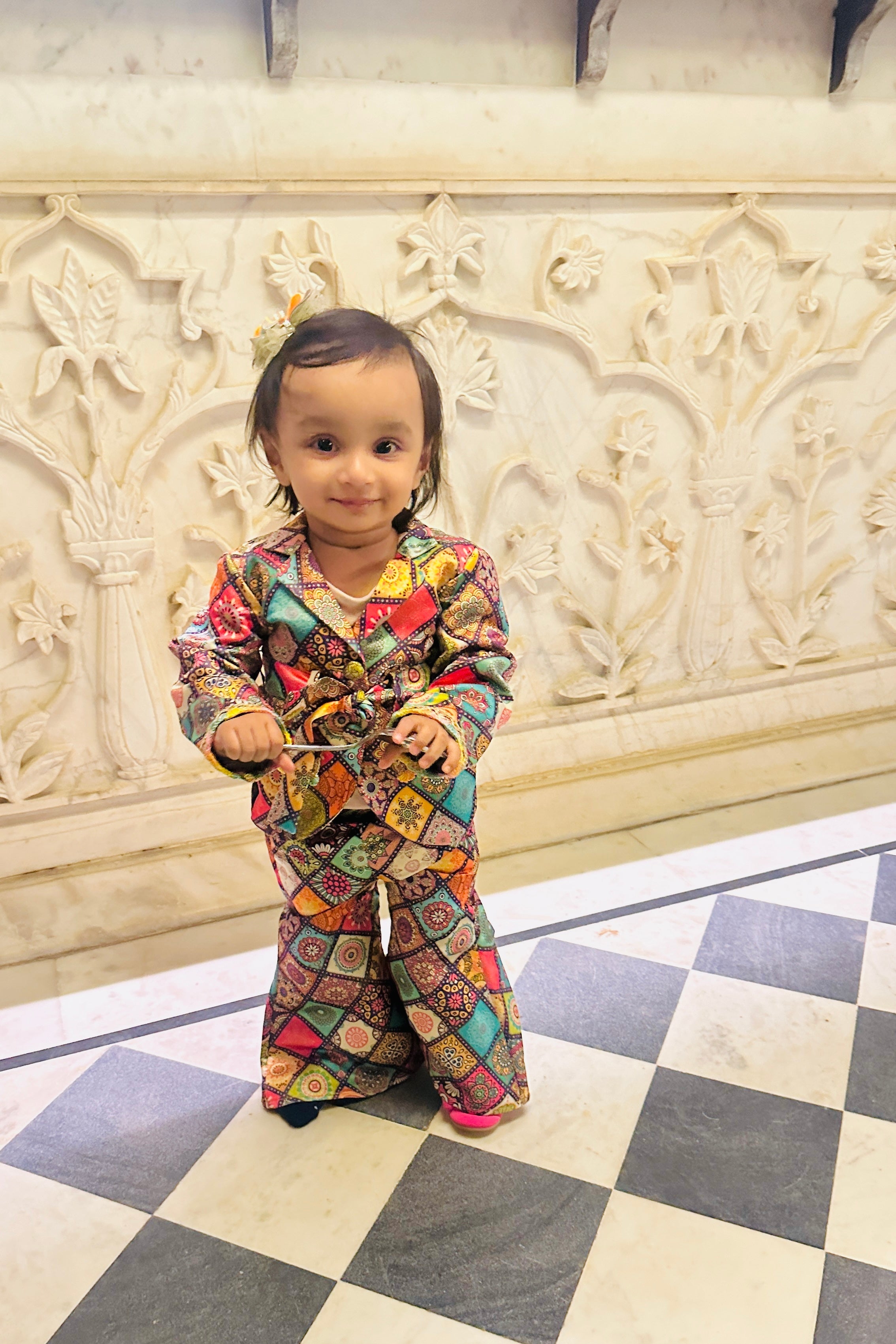 Indo Western Multicolor Women Coord Set