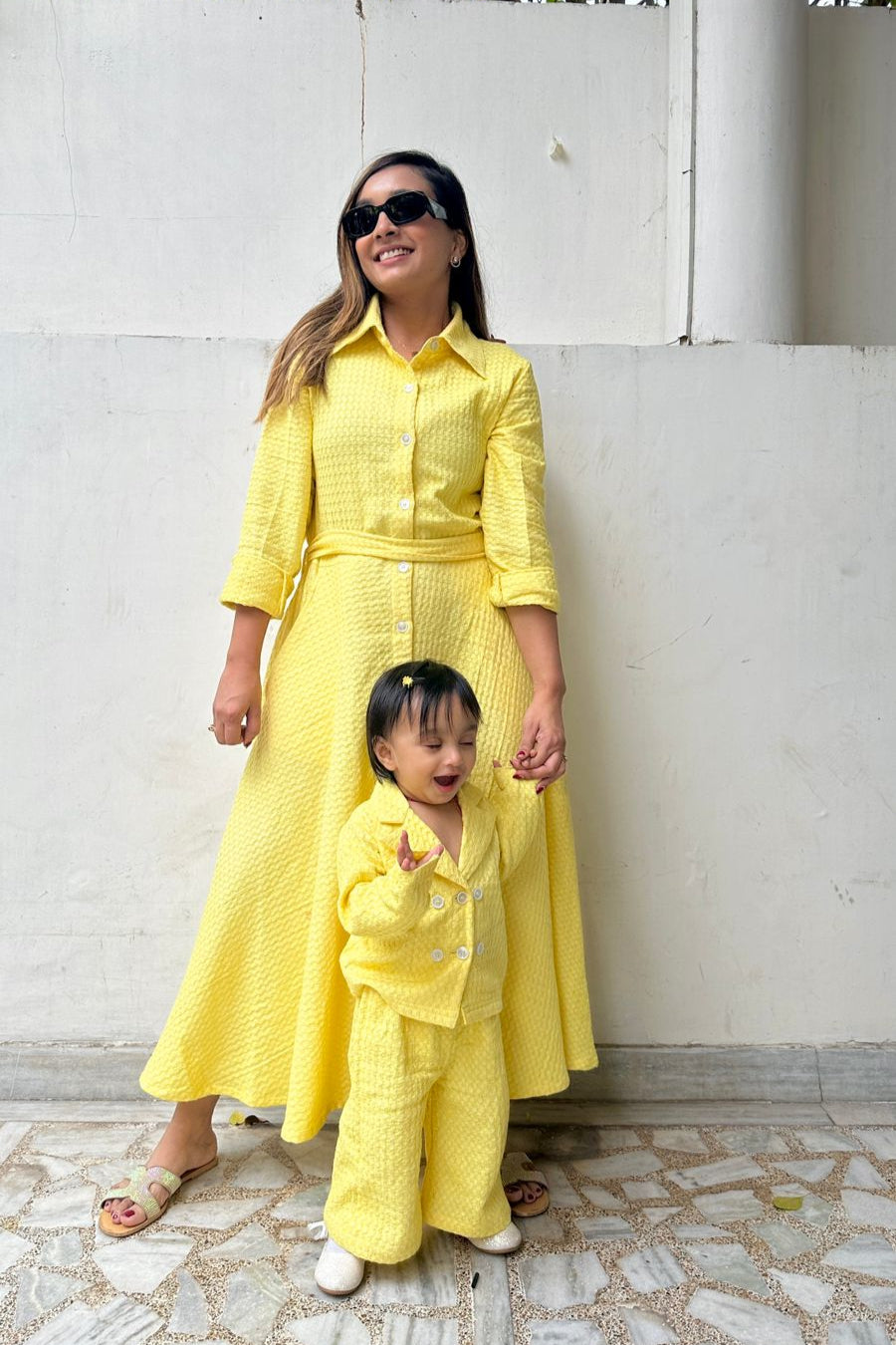 Yellow Co Ord Set Women