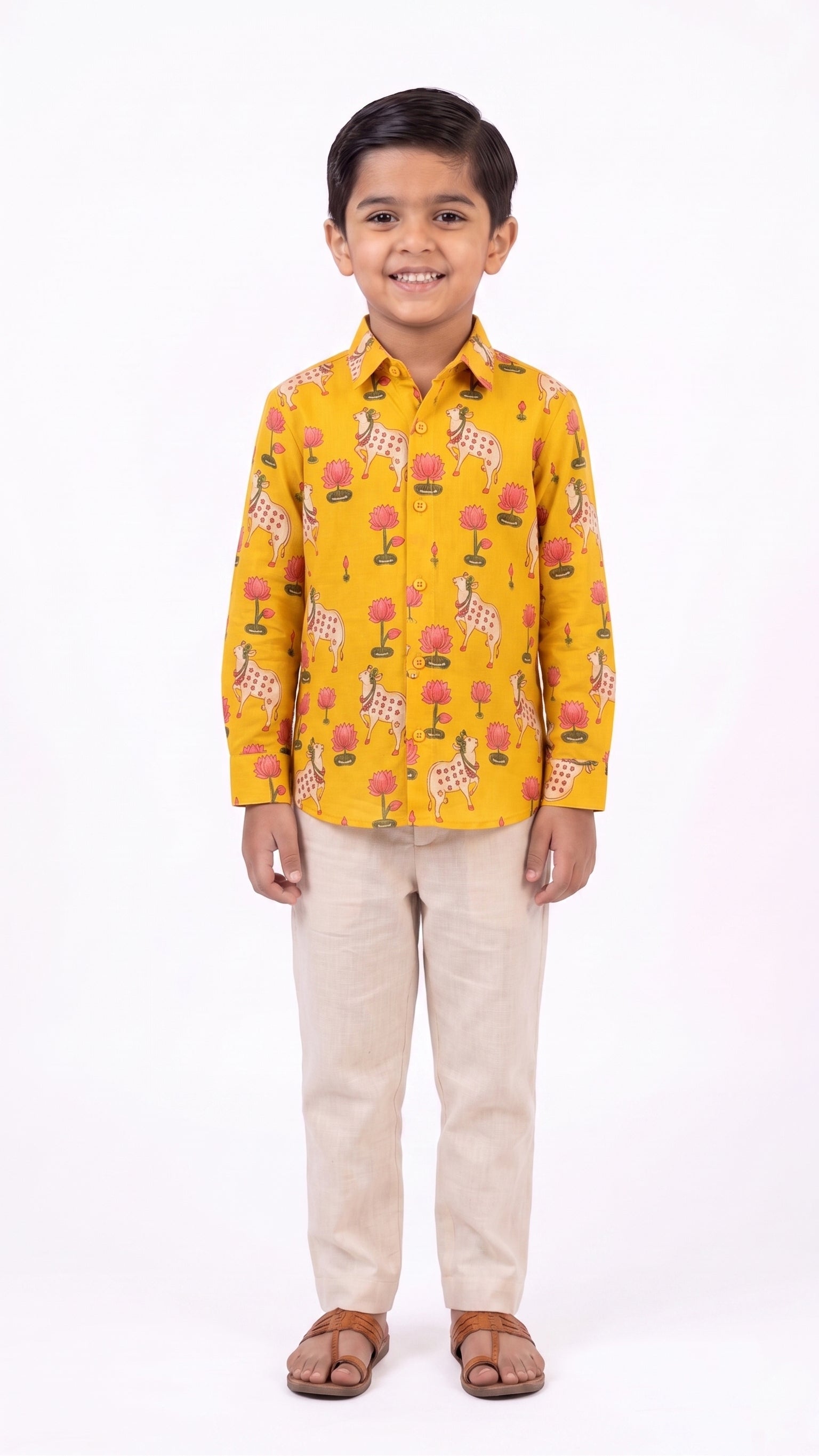 The Pichwai Bloom Family Twinning Sets for family | Festive Wear Matching Outfits