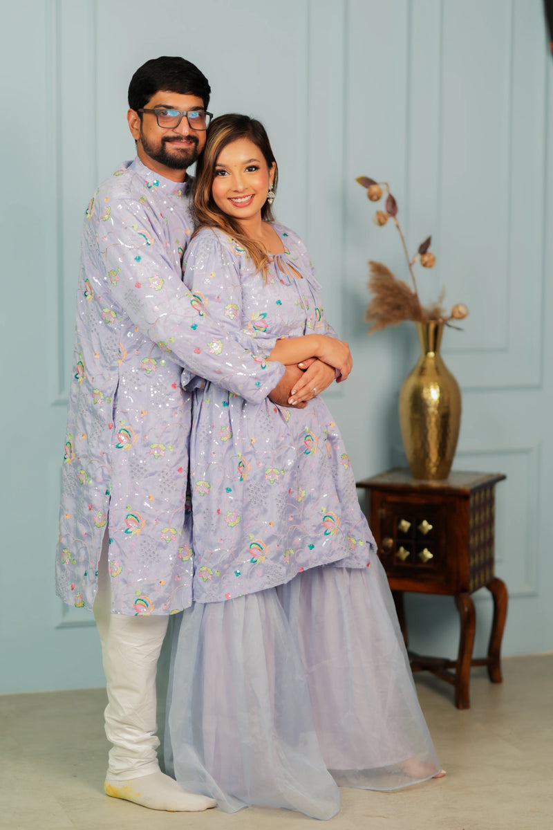 Jamun Kulfi Twinning Family Outfits | Ideal for Festivals & Weddings