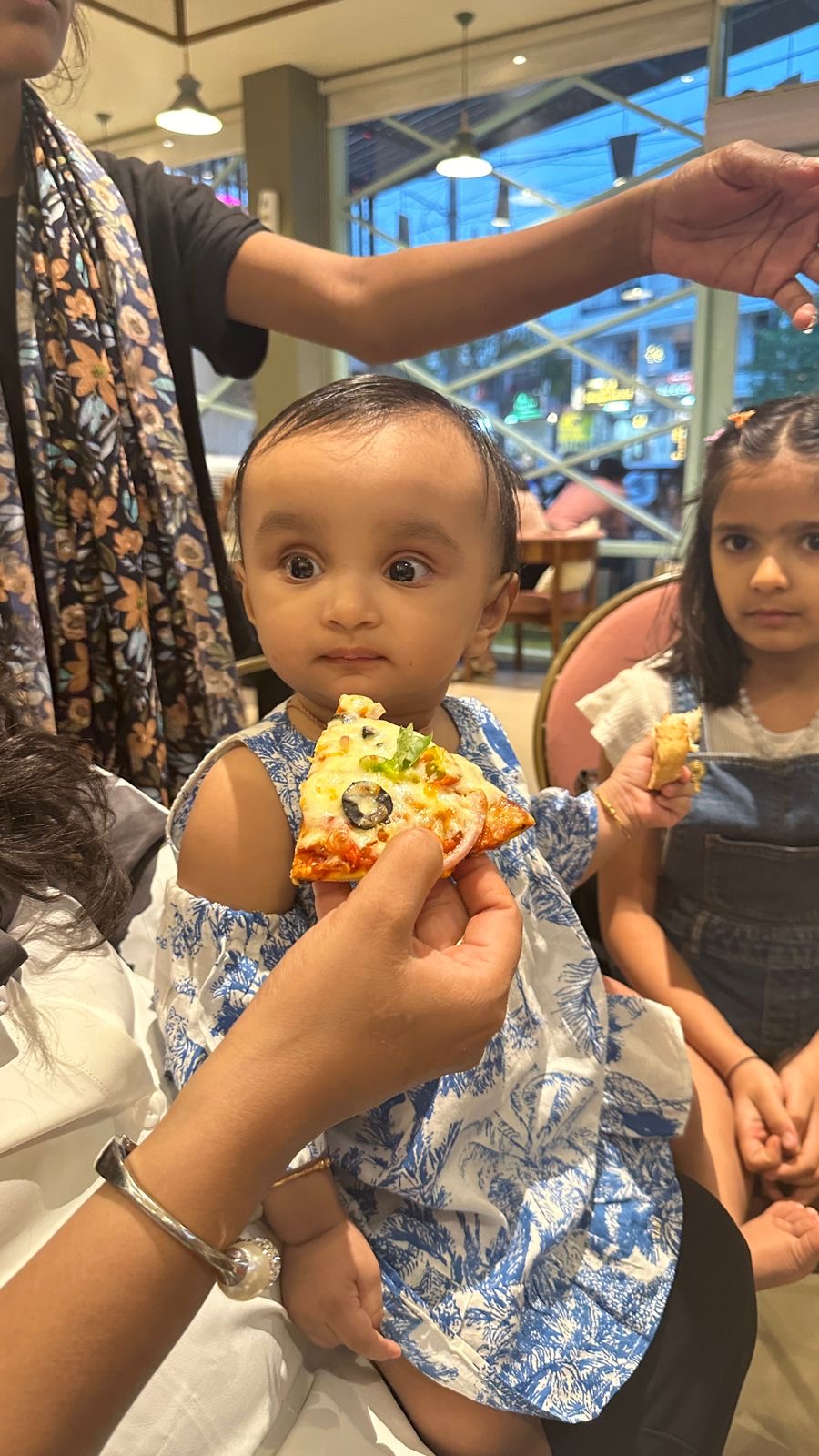 Blue & White Jungle Print Family-Twinning-Sets