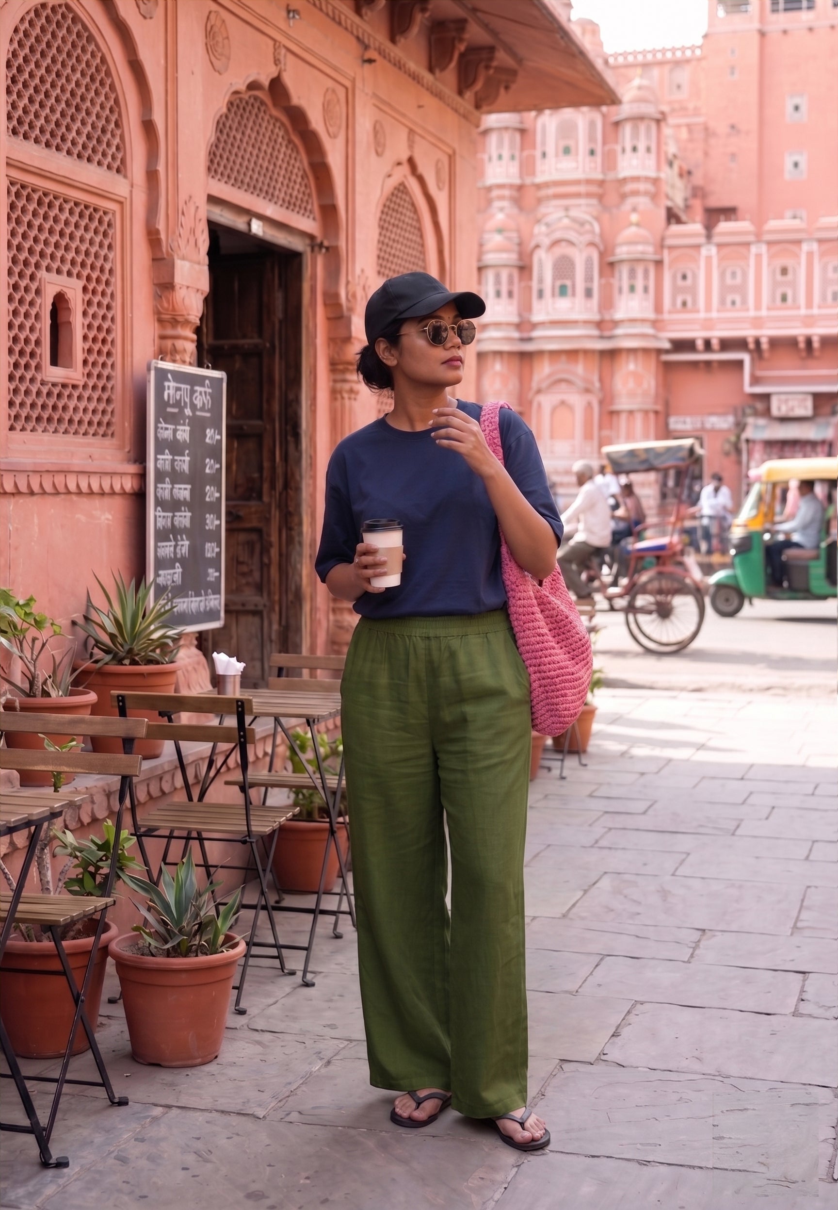 Women cotton palazzo pants for summers with pockets available in 9 colors