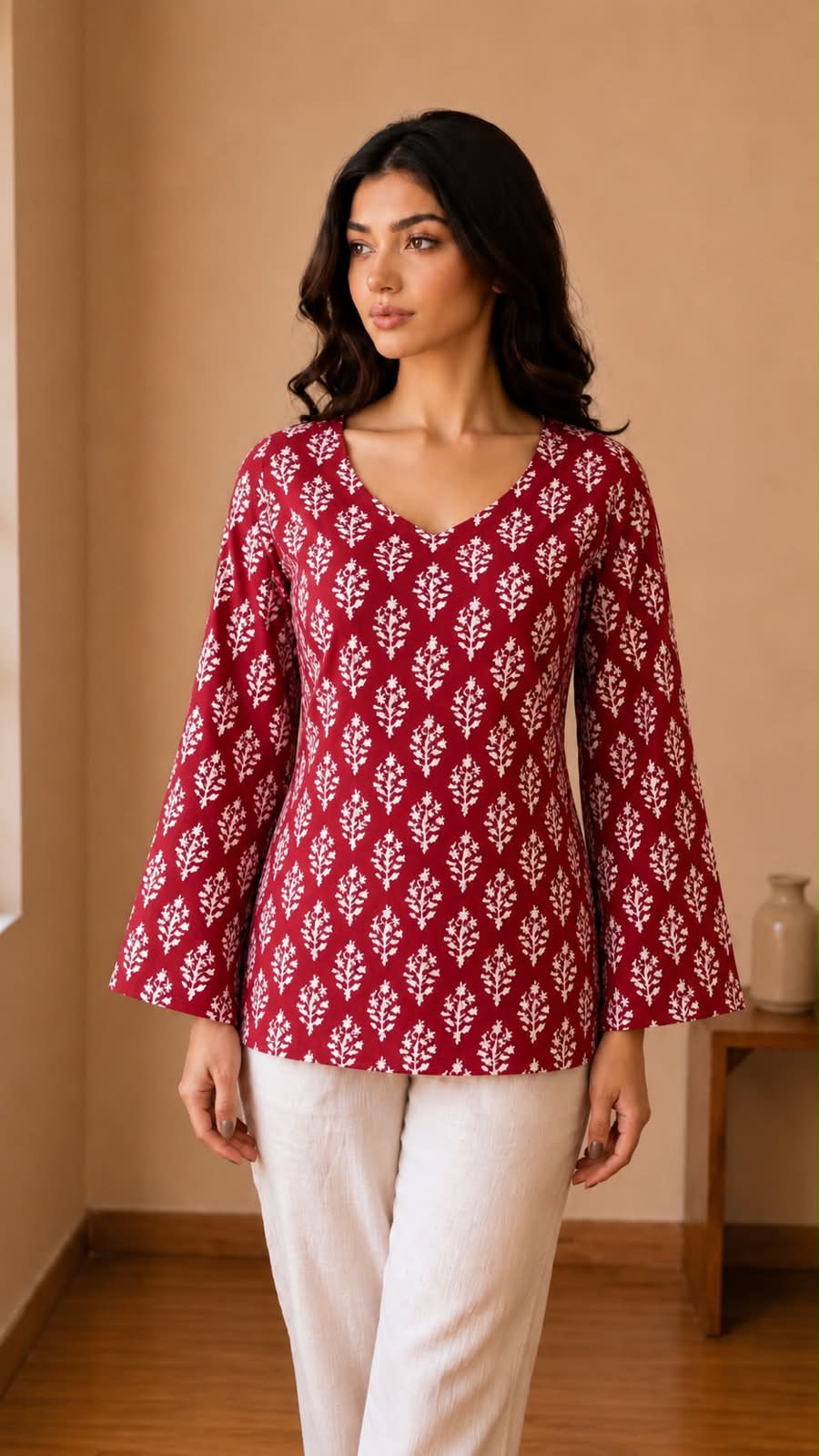 SYAHI jaipuri kurti collection for women available in 8 prints