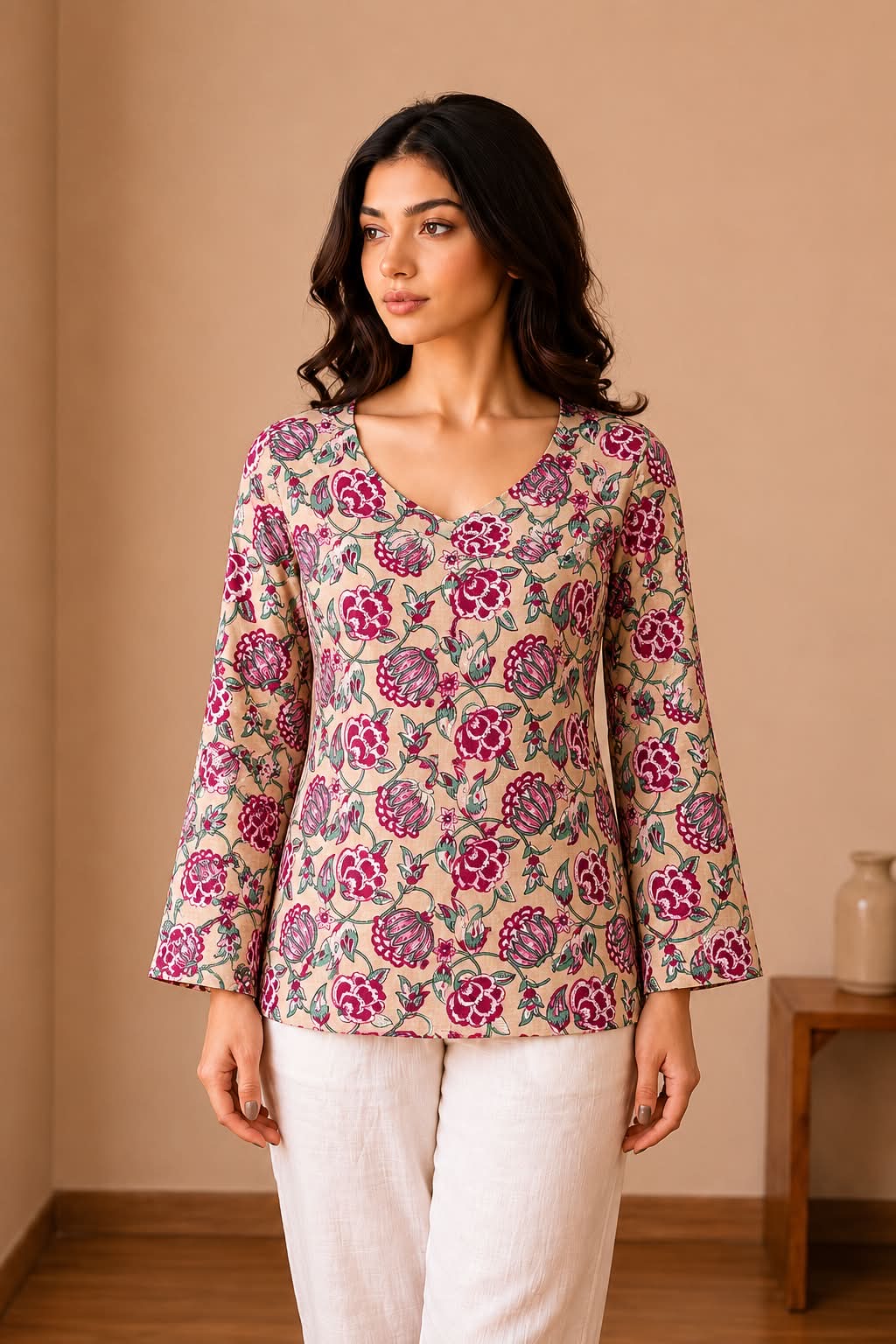 SYAHI jaipuri kurti collection for women available in 8 prints