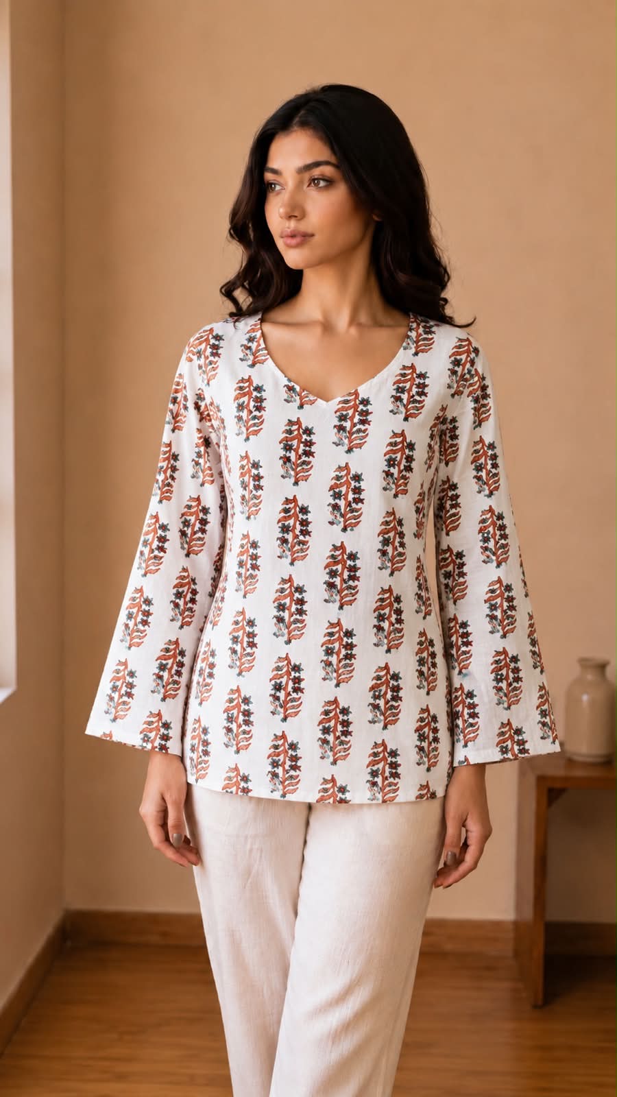 SYAHI jaipuri kurti collection for women available in 8 prints