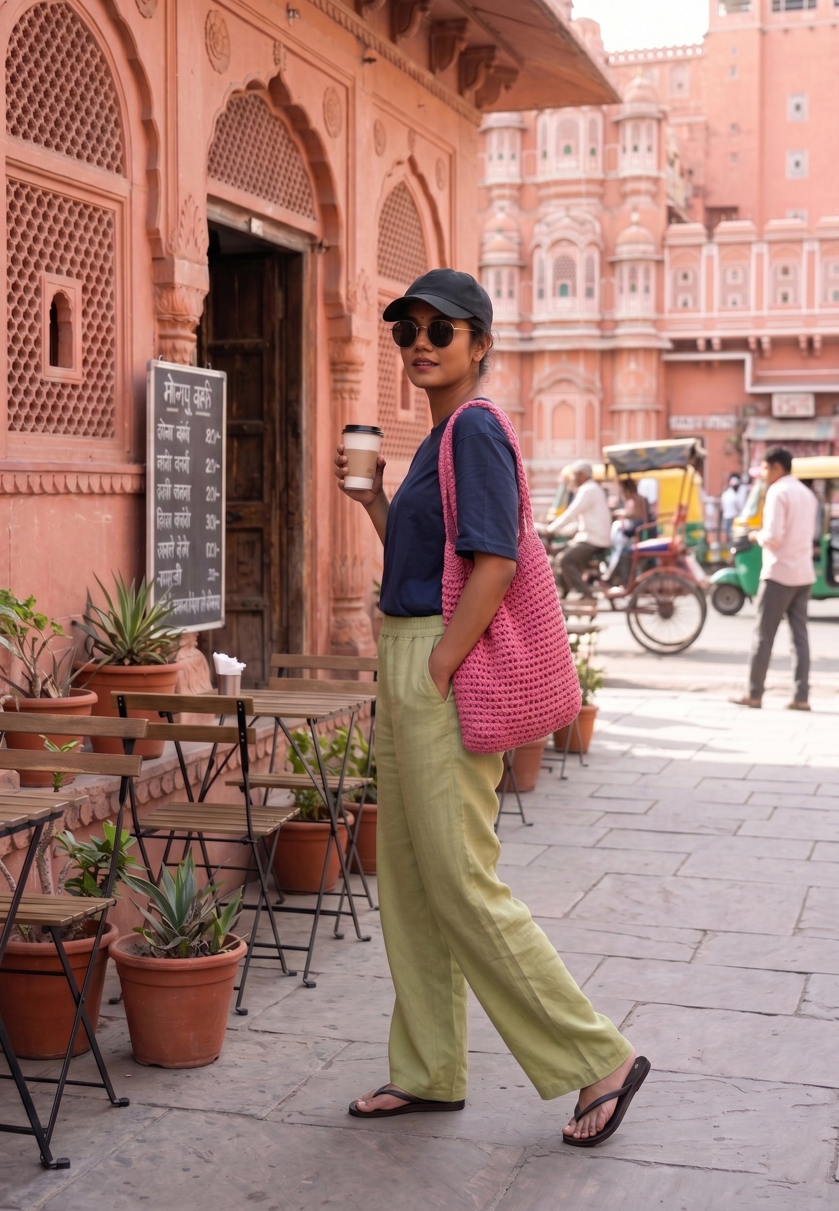 Women cotton palazzo pants for summers with pockets available in 9 colors