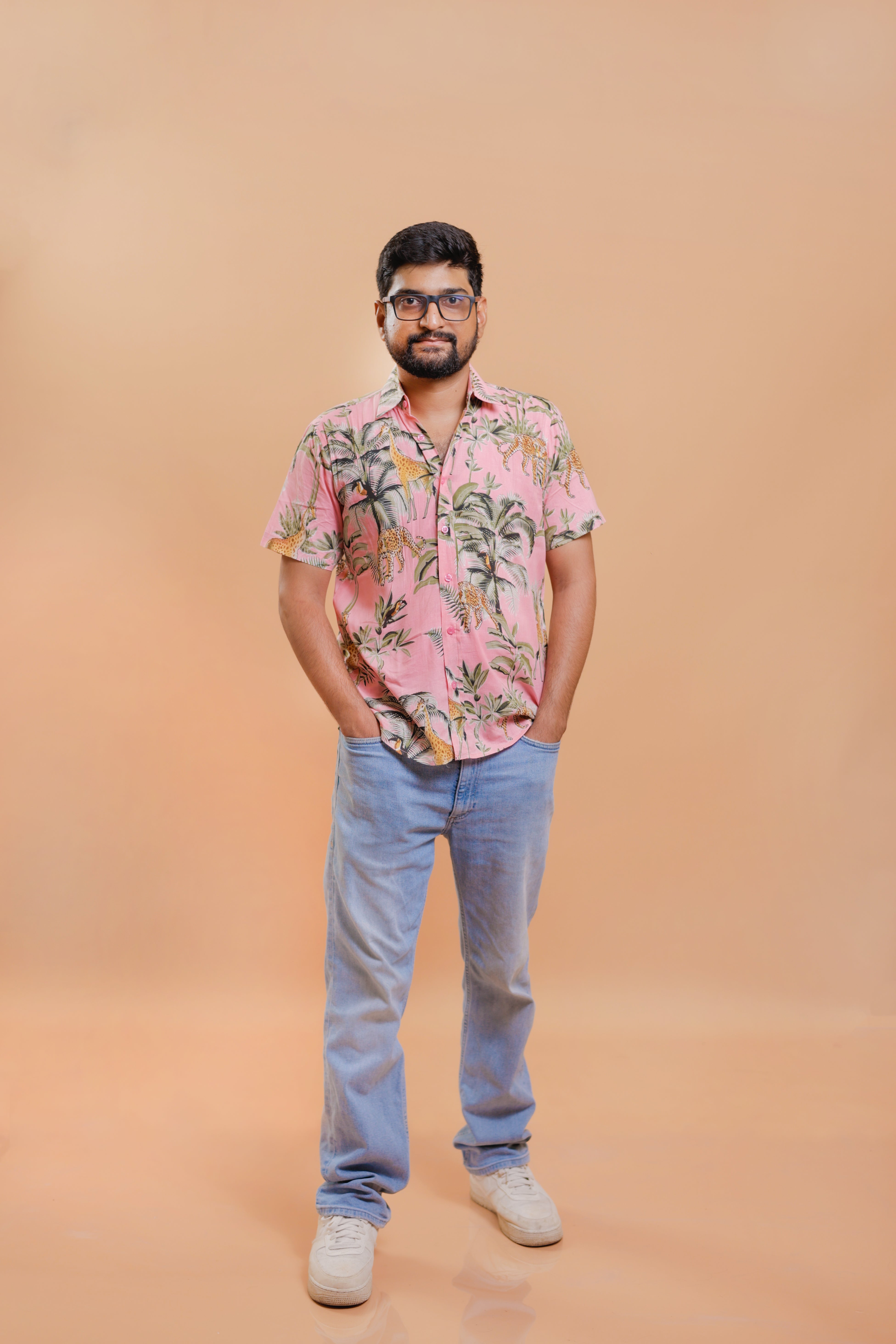 Pink Jungle Print Family-Twinning-Sets