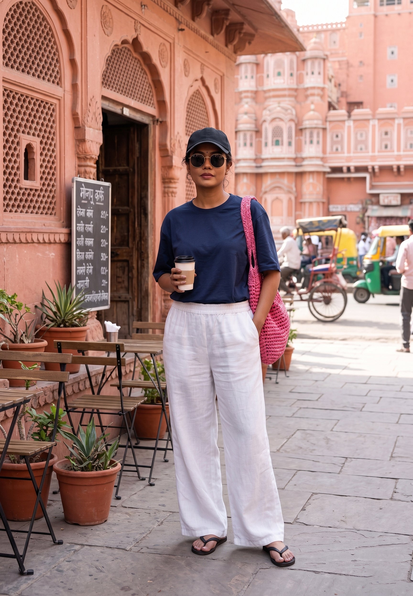 Women cotton palazzo pants for summers with pockets available in 9 colors