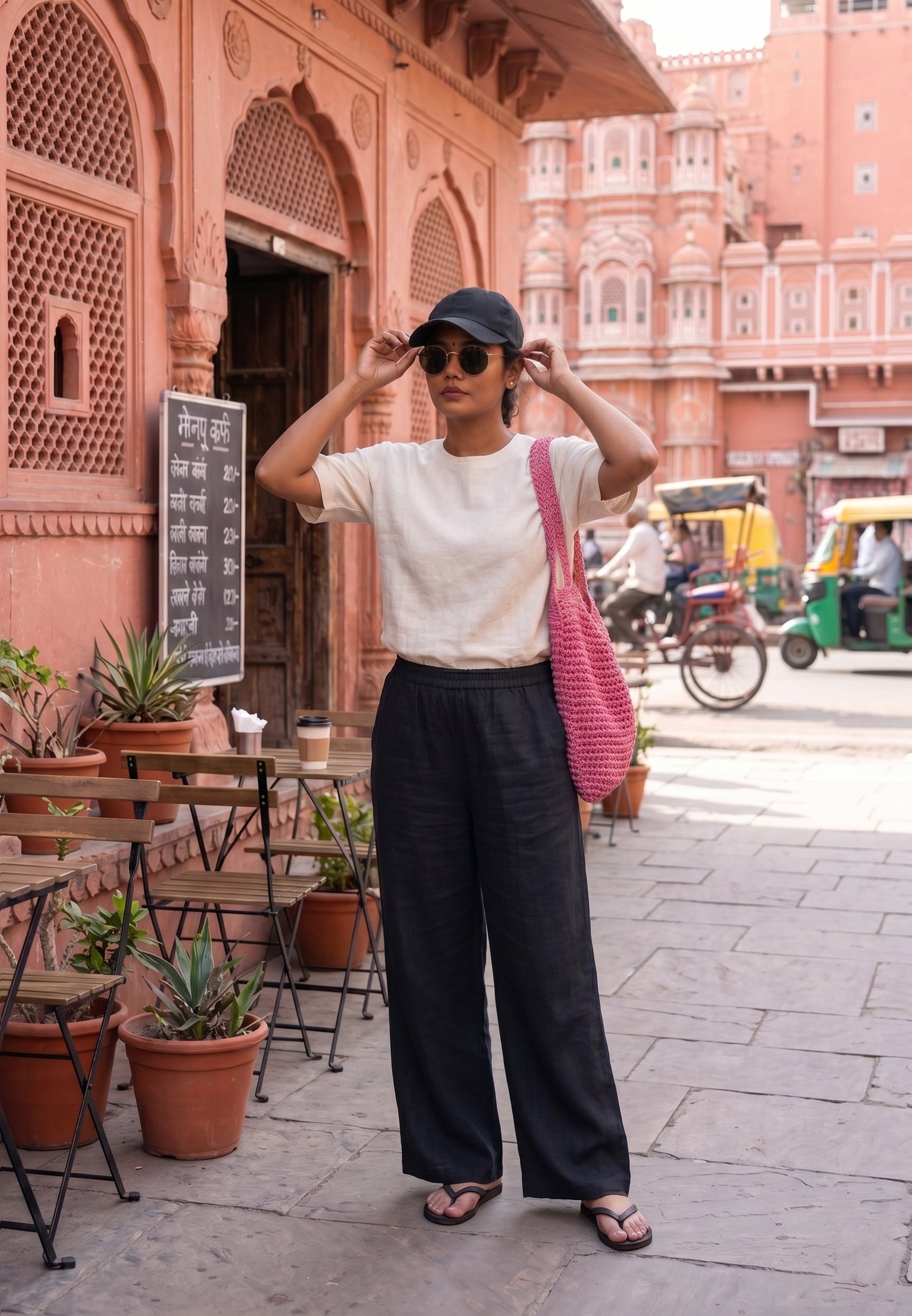 Women cotton palazzo pants for summers with pockets available in 9 colors