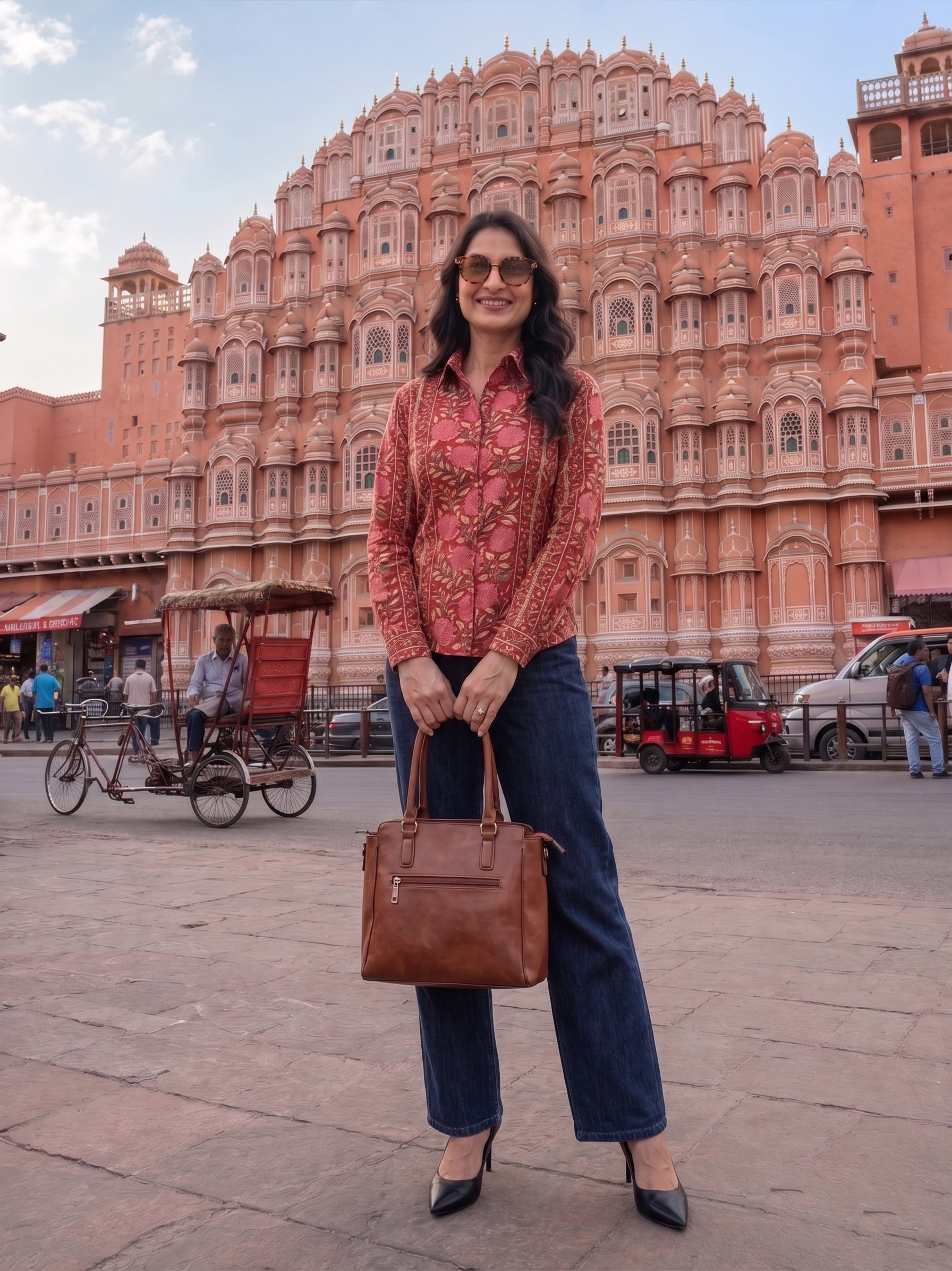The "Gul-Mohar" Collection: 100% Pure Cotton Jaipuri Block Print Shirts