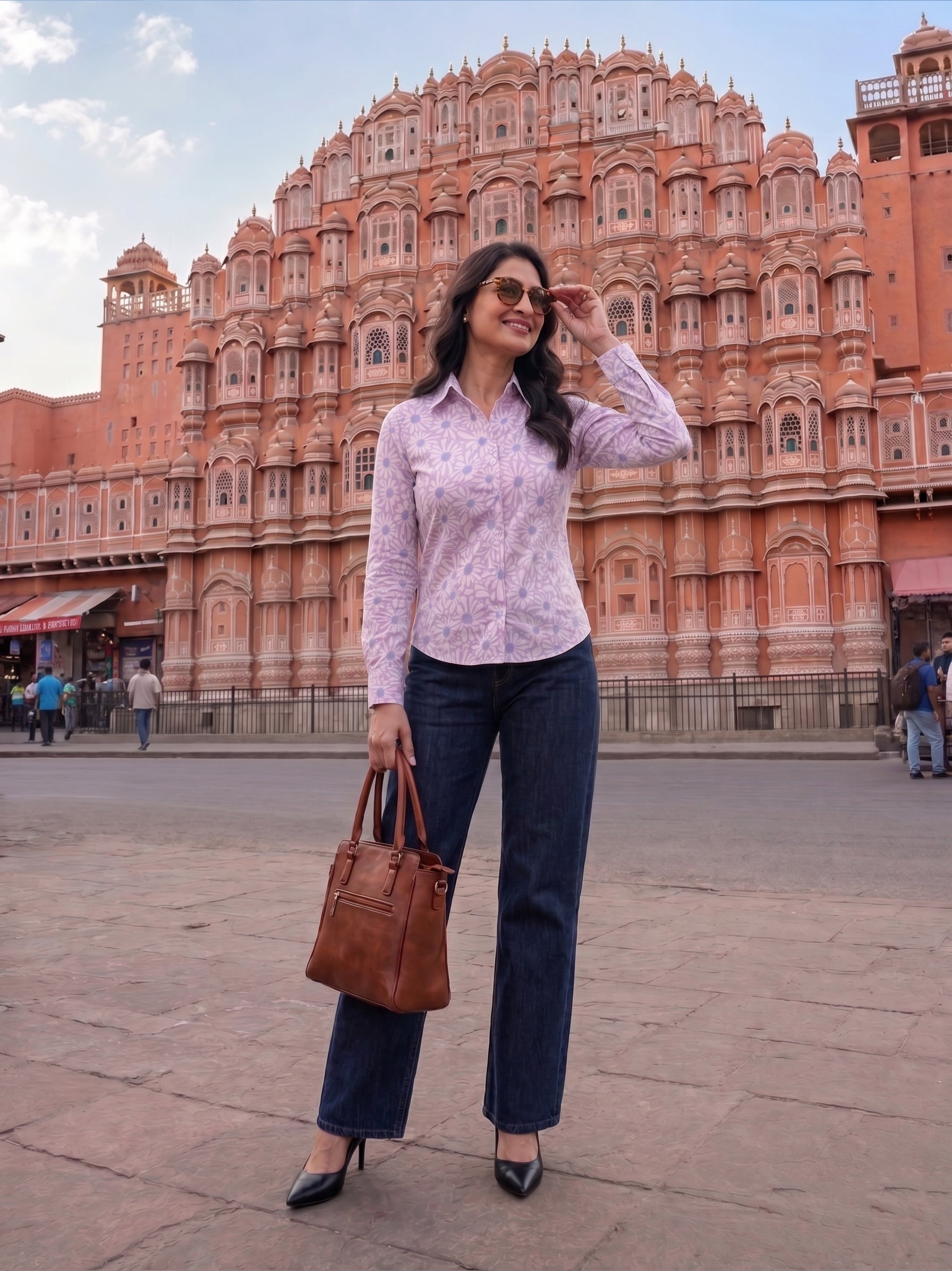 The "Gul-Mohar" Collection: 100% Pure Cotton Jaipuri Block Print Shirts