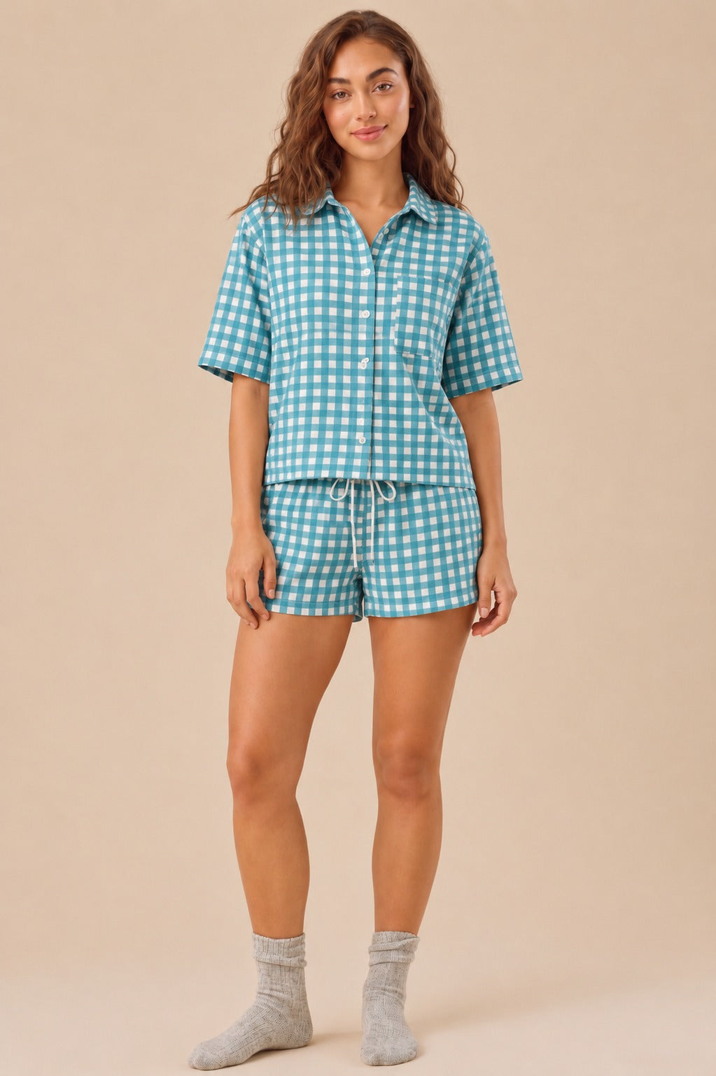 The Sunshine Slumber Cotton Night Suit Sets for Women available in 8 prints.