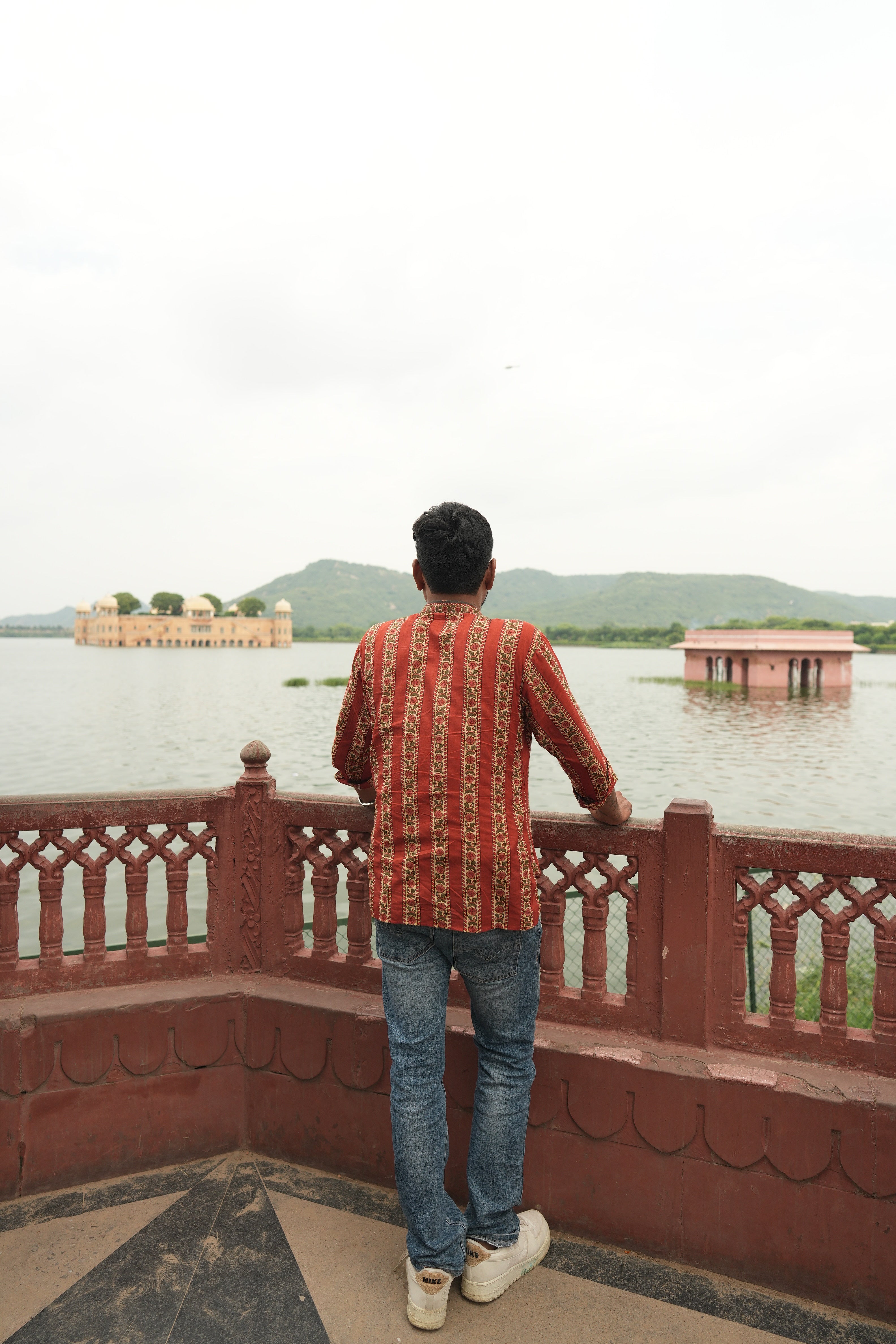 Red and Green Ethnic twinning sets for family