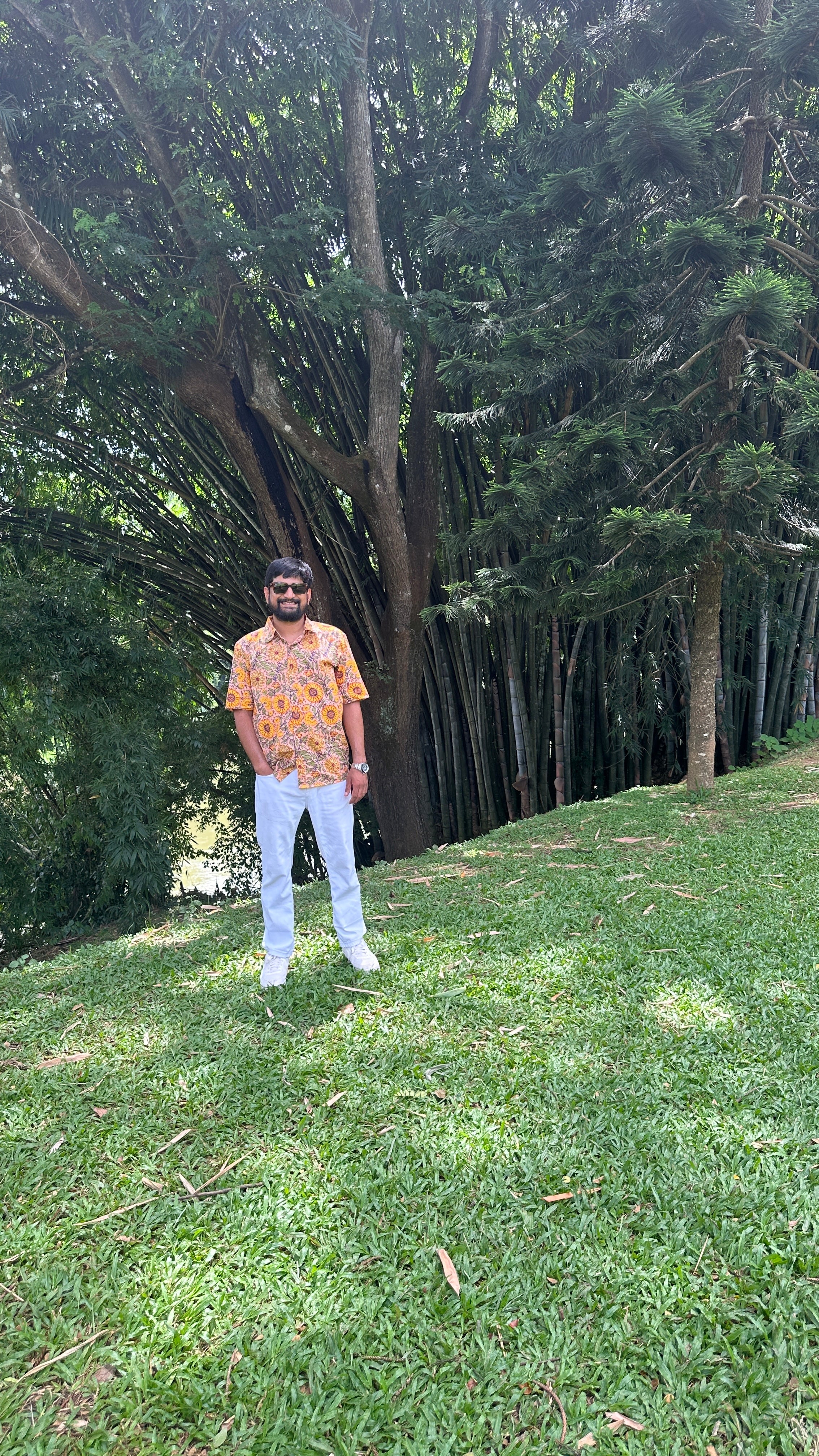 Yellow Sunflower Print Family-Twinning-Sets