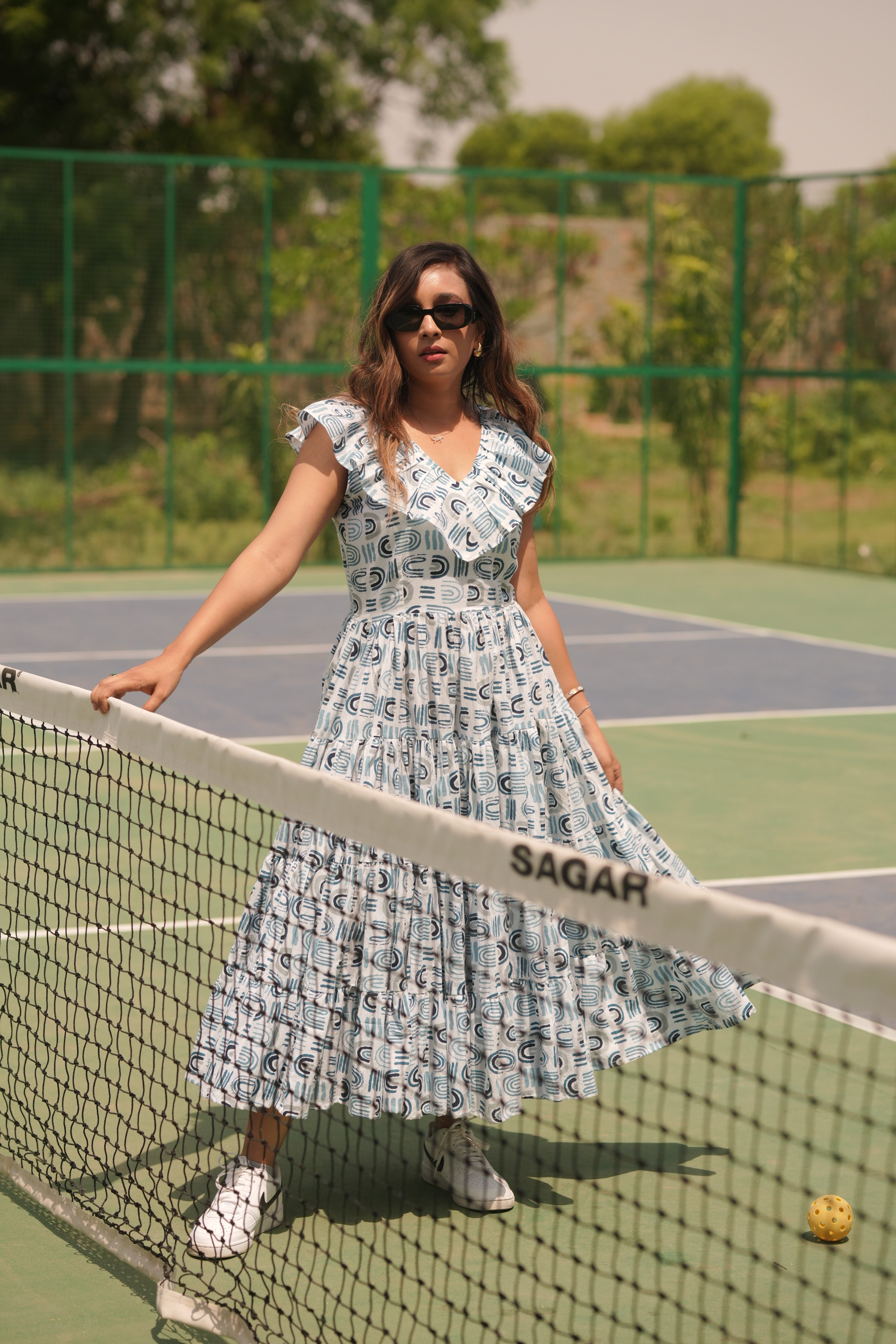 Indigo 100% cotton twinning sets for family | Summer cotton dresses