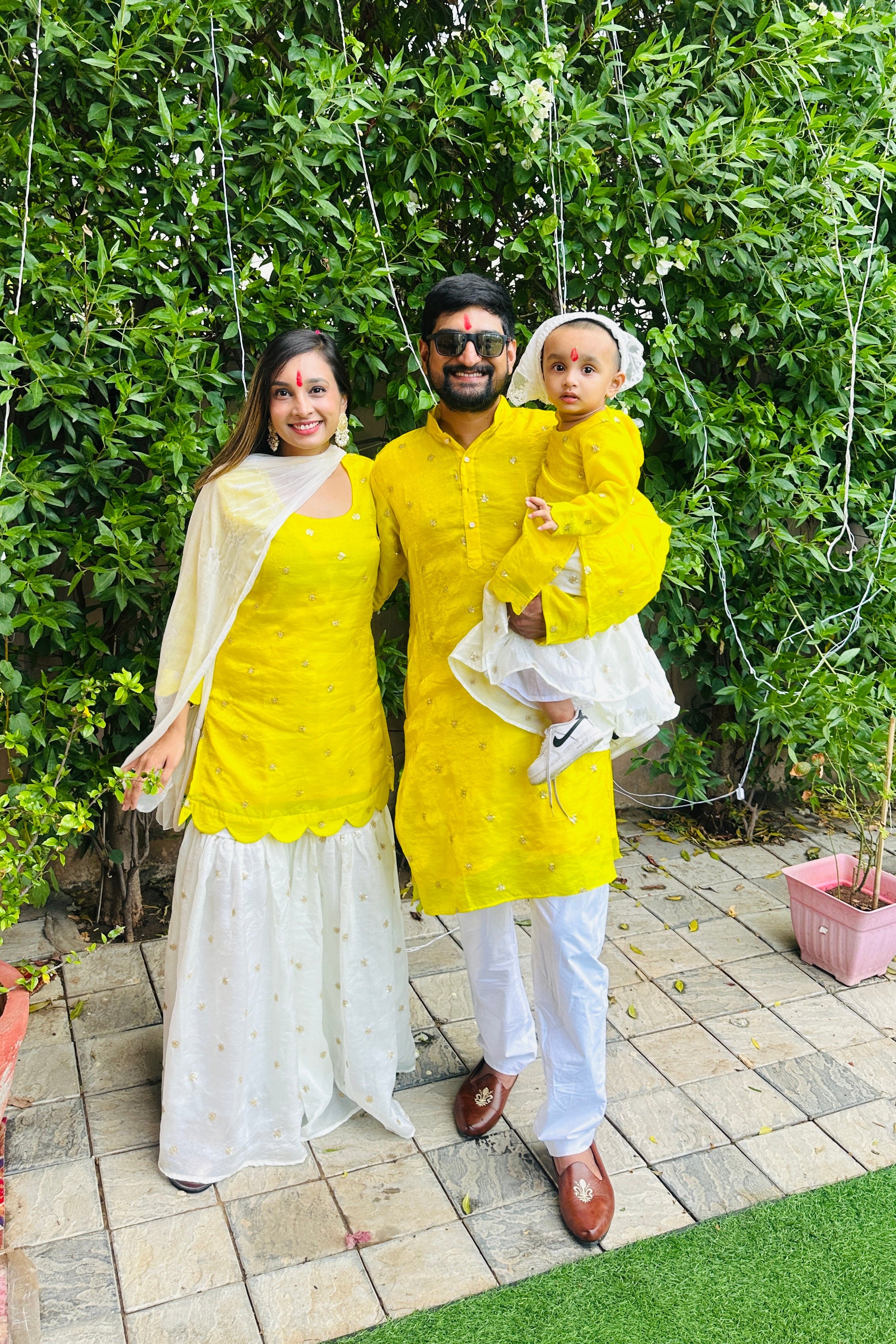 Family Twinning Festive Sharara Sets