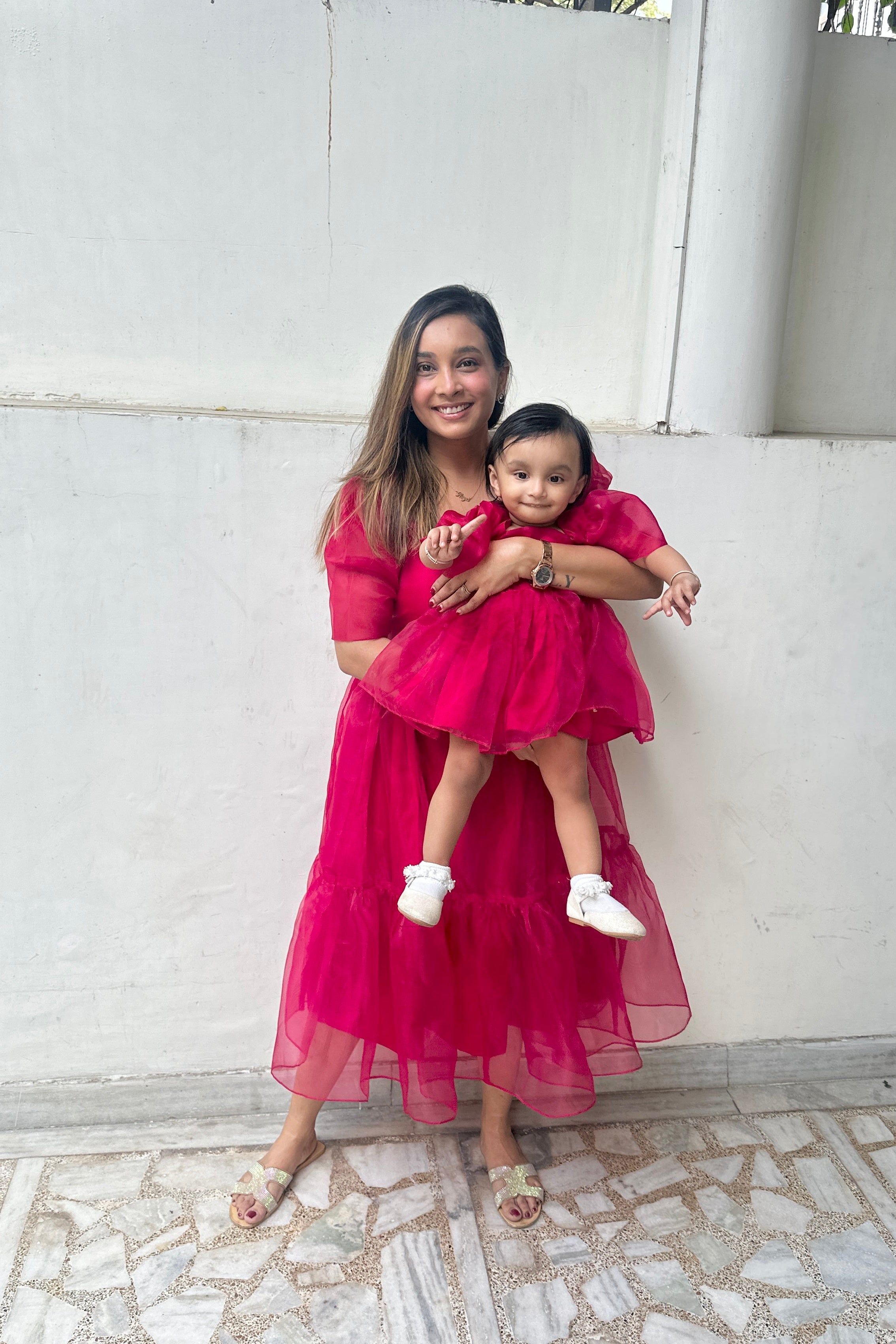 Orgenza Maroon Dress Women Dress