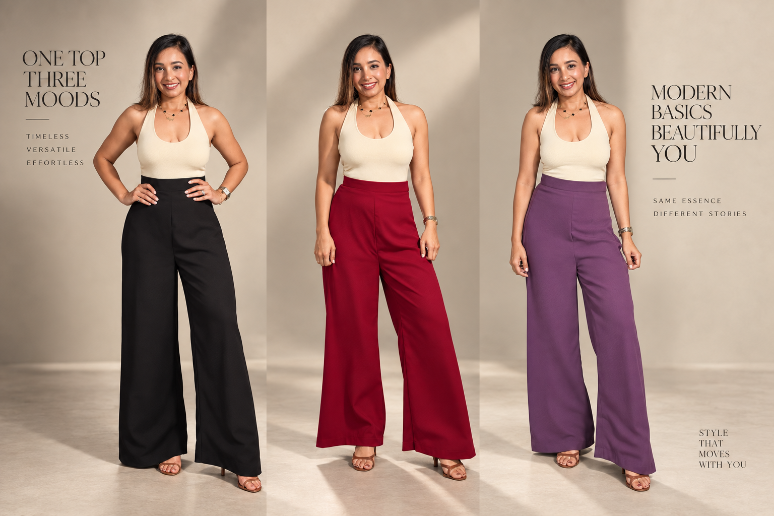 High Waist Pants for Office, Party and Brunch