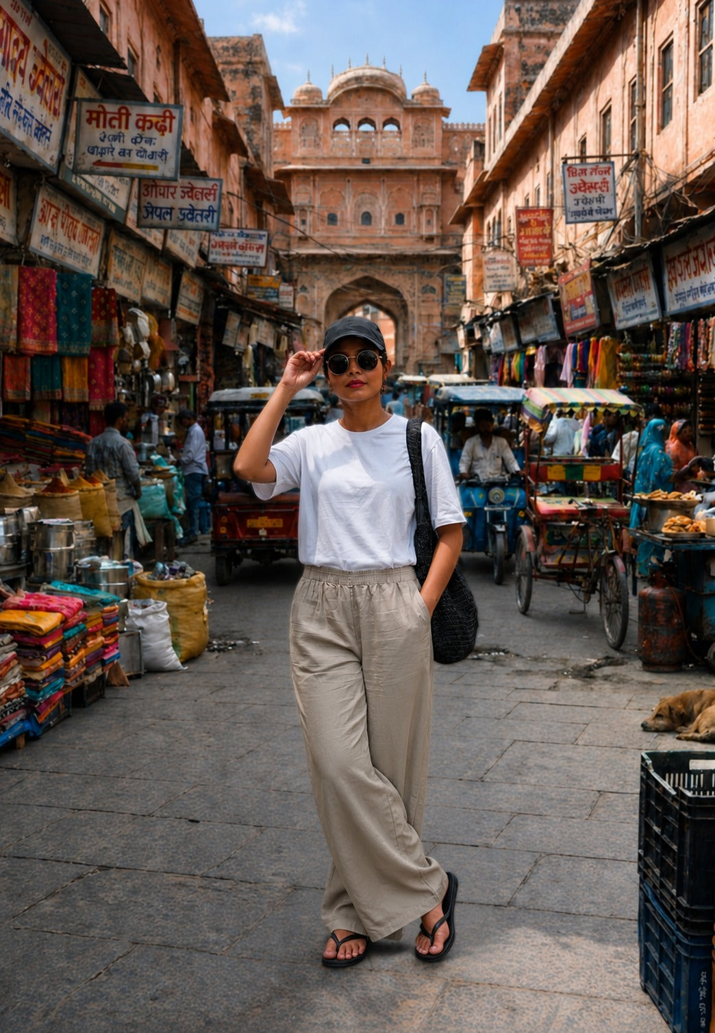 Women cotton palazzo pants for summers with pockets available in 9 colors